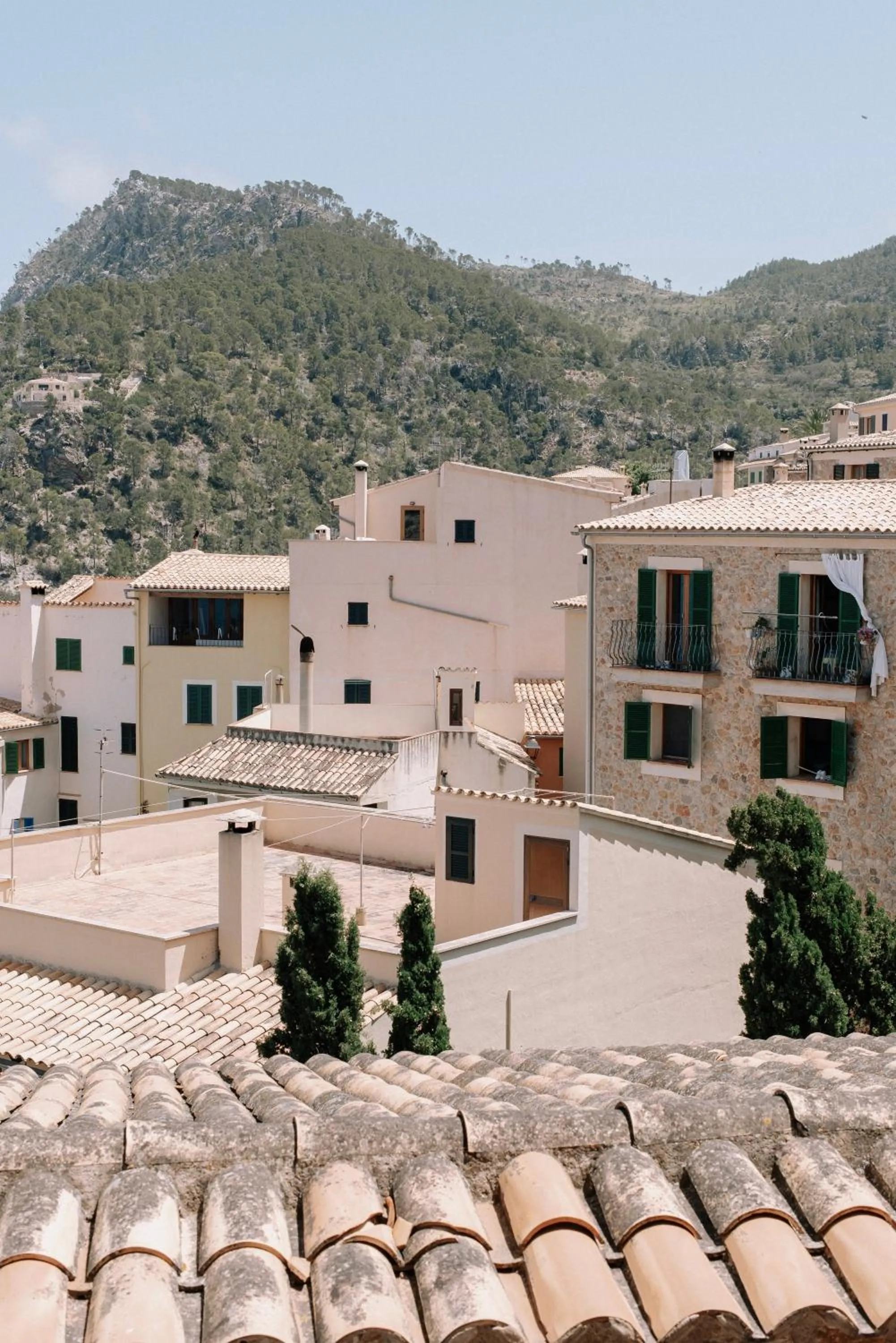 Mountain view in Hostal Sa Baronia