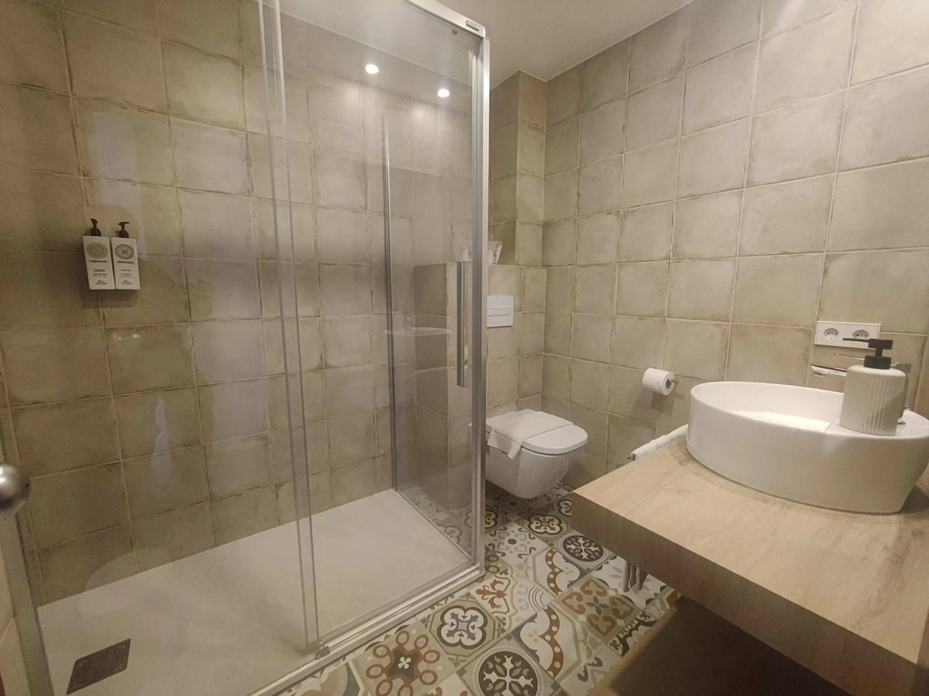 Bathroom in Hostal Sa Baronia