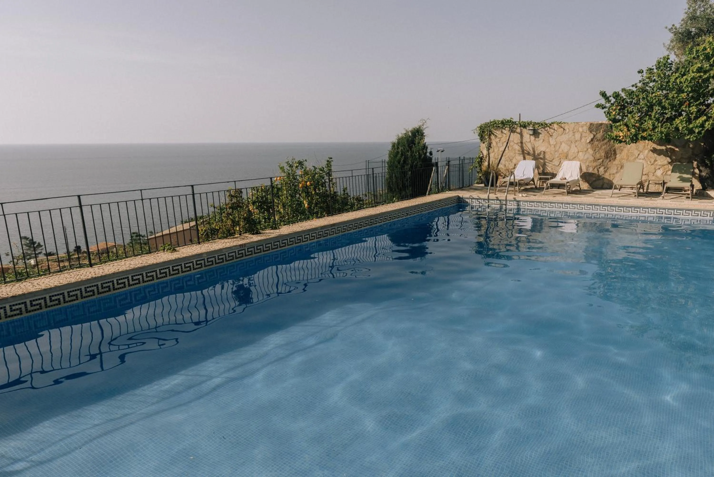 Swimming pool in Hostal Sa Baronia