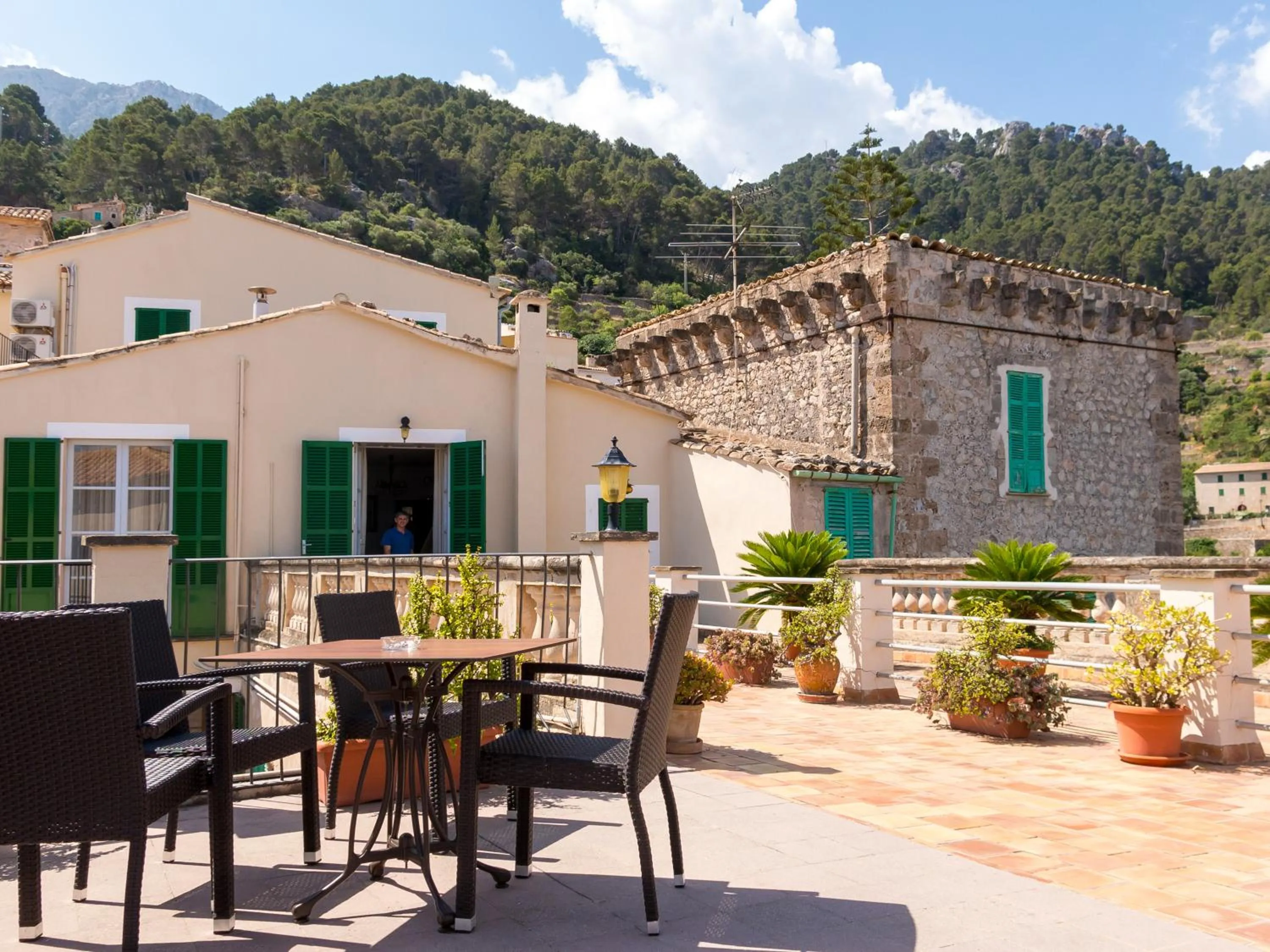 Patio in Hostal Sa Baronia