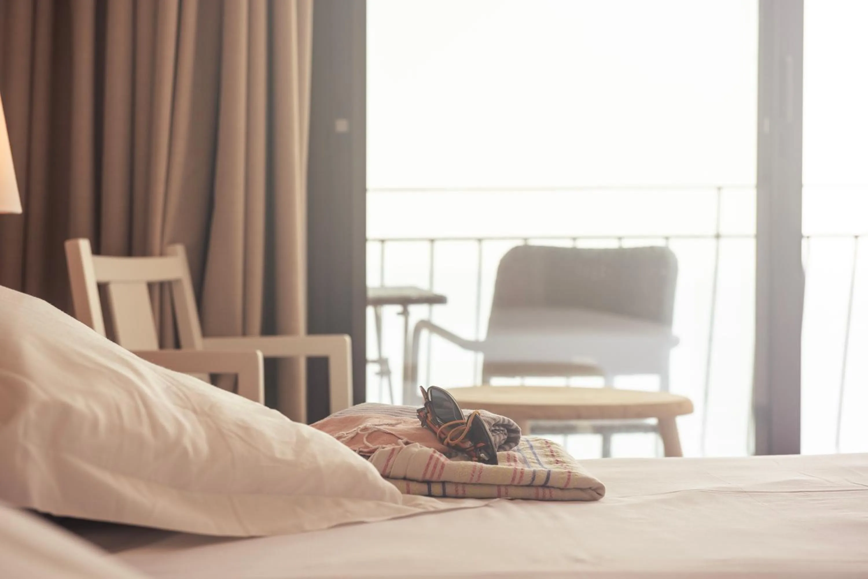 Bedroom, Bed in Hostal Sa Baronia