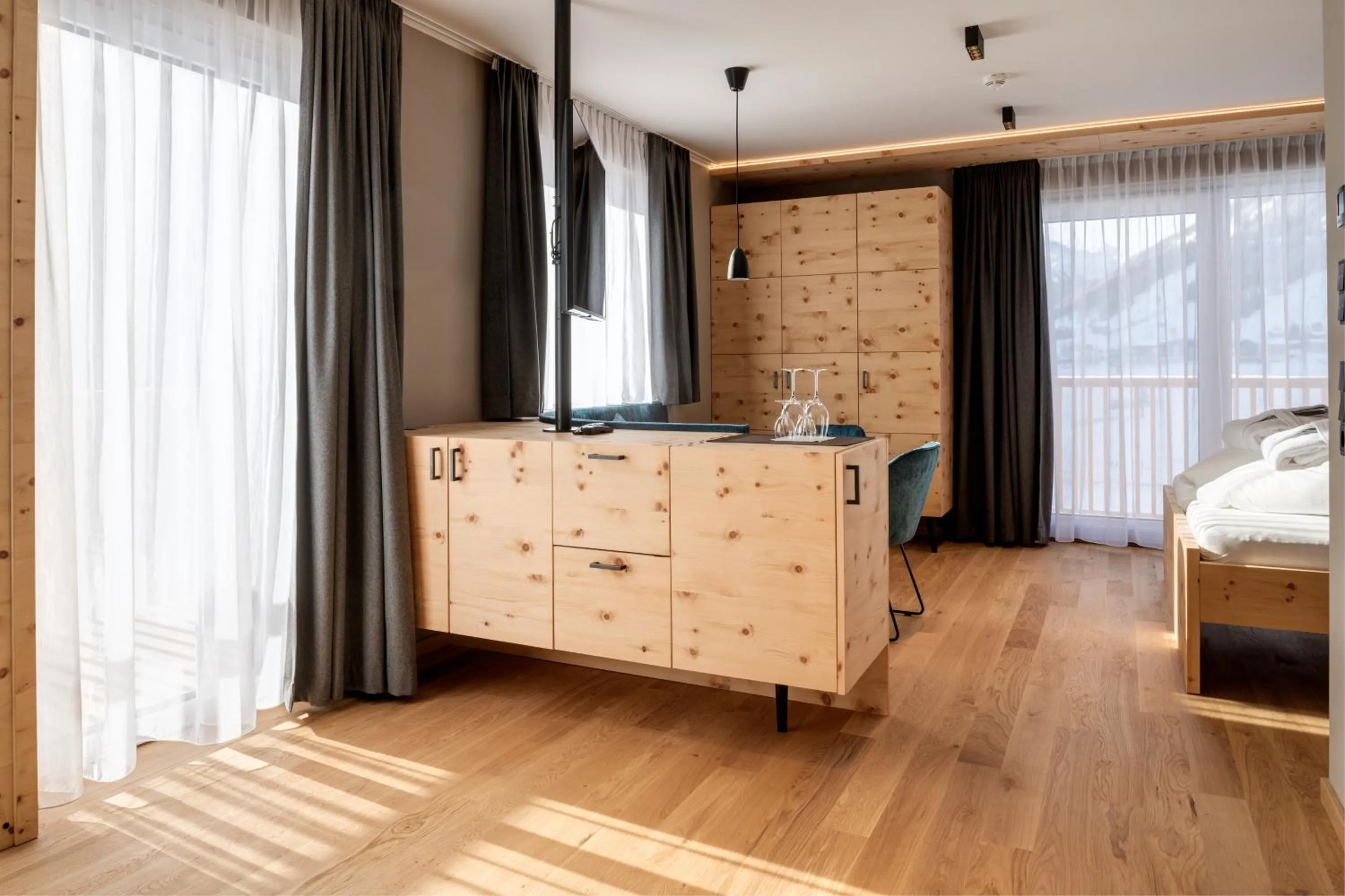 Bed in Naturhotel Tandler