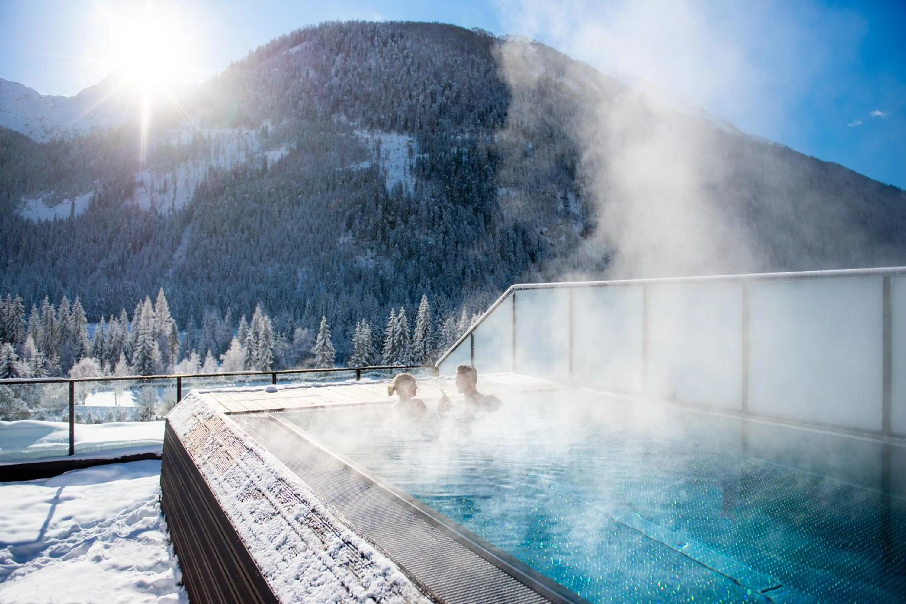 Swimming pool in Naturhotel Tandler