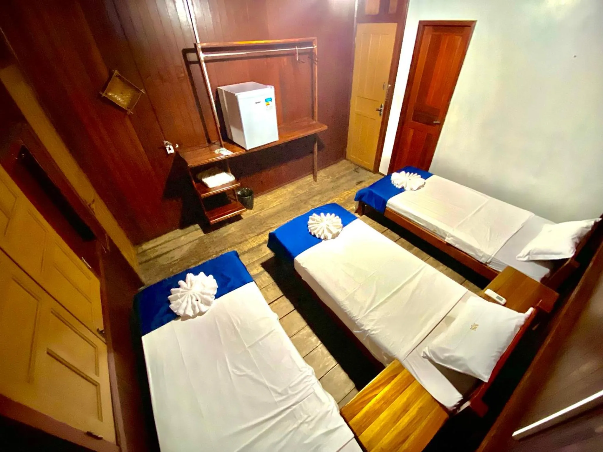 Bed in Amazonia Jungle Hotel