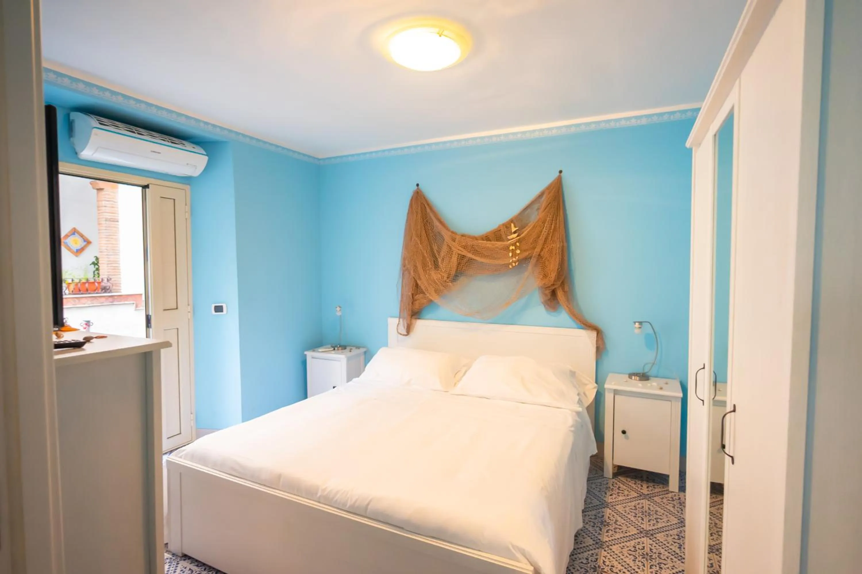 Bed in Hotel Villa Nefele