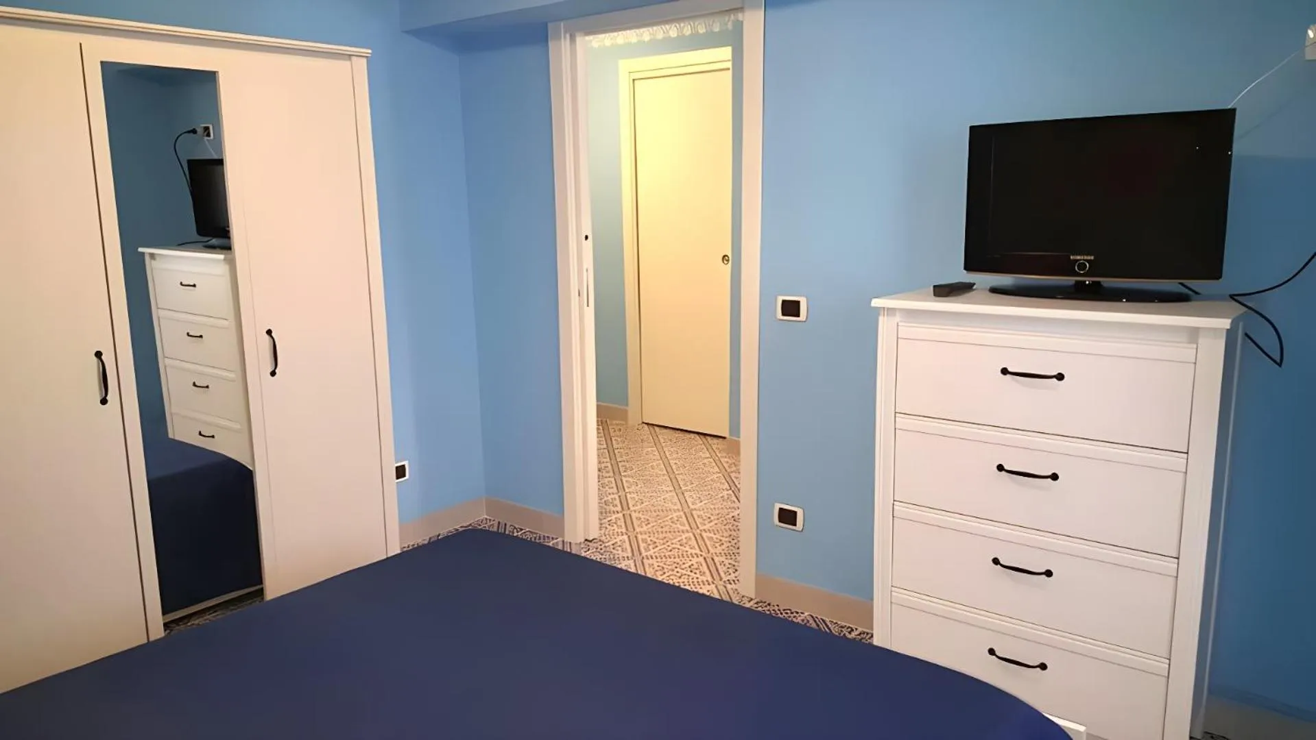 Bedroom, Bed in Hotel Villa Nefele