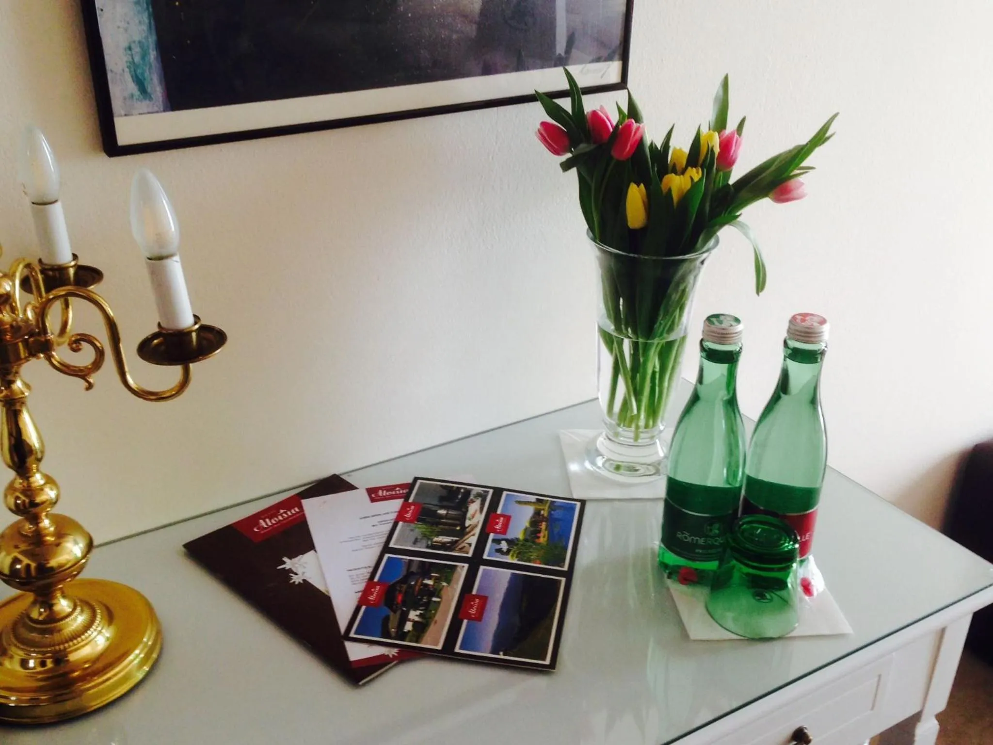 Seating area in Hotel Aloisia, Hotel Garni