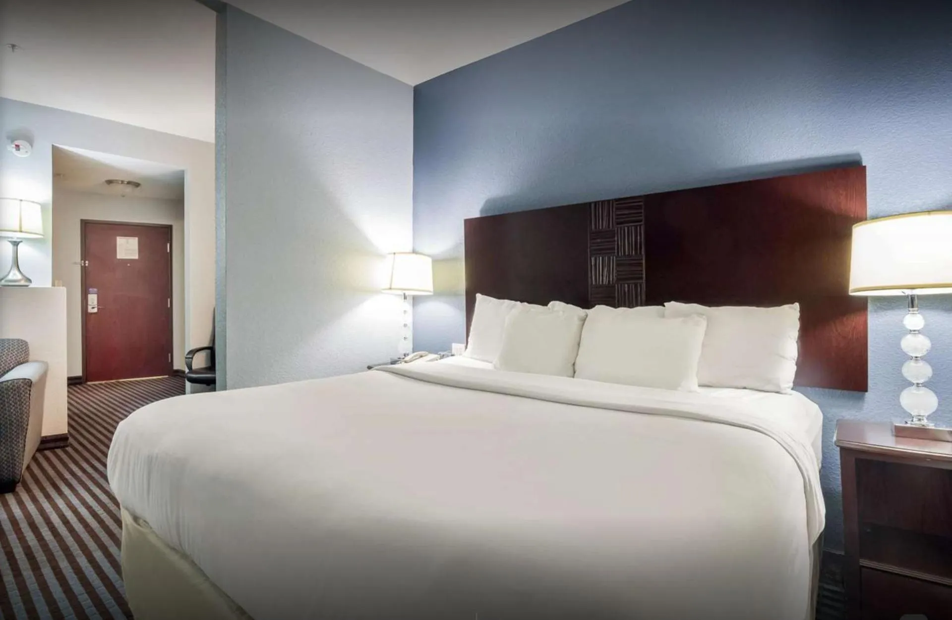 Bed in Motel 6-Mineral Wells, TX