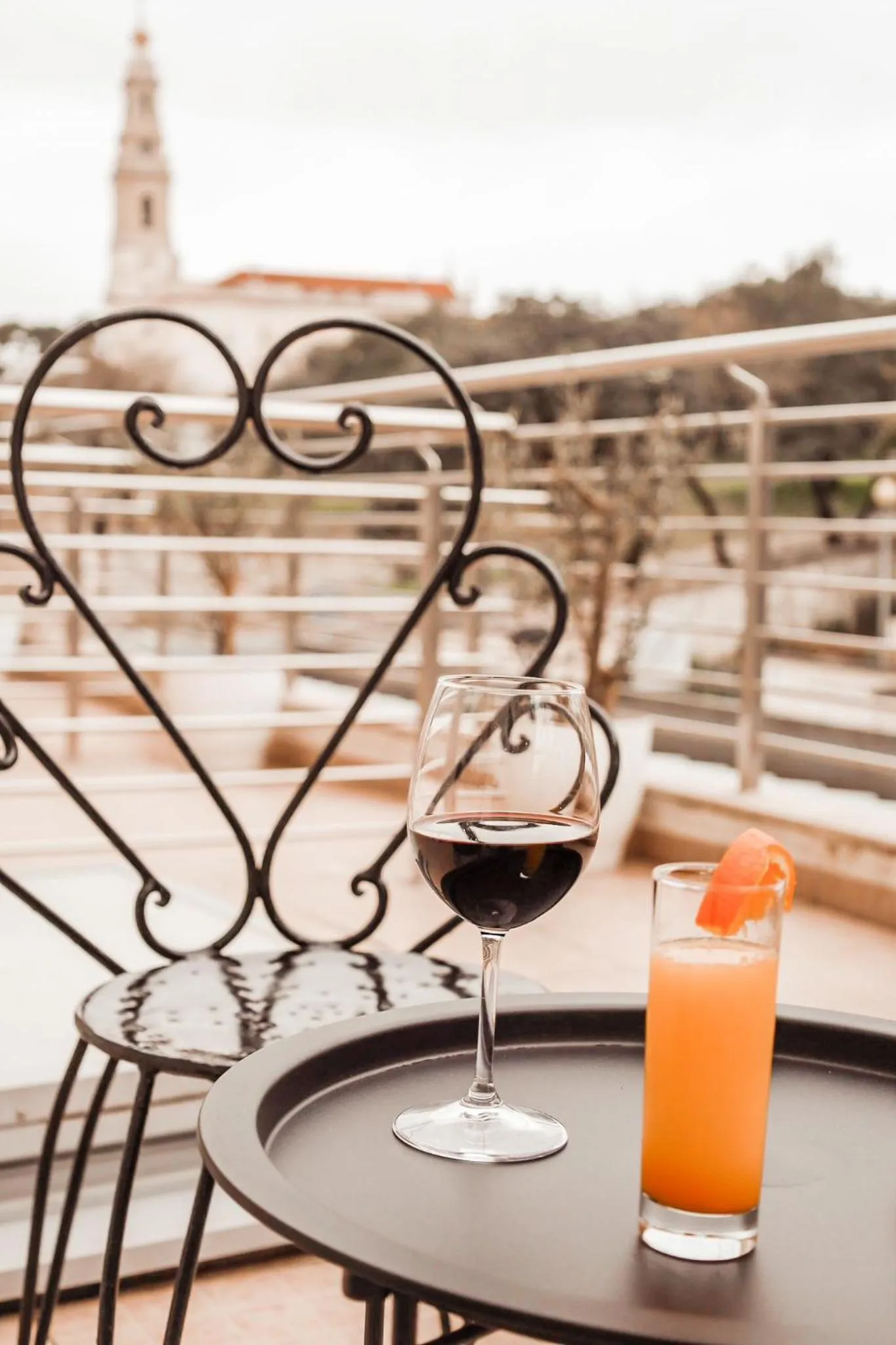 Balcony/Terrace in Vitoria Hotel
