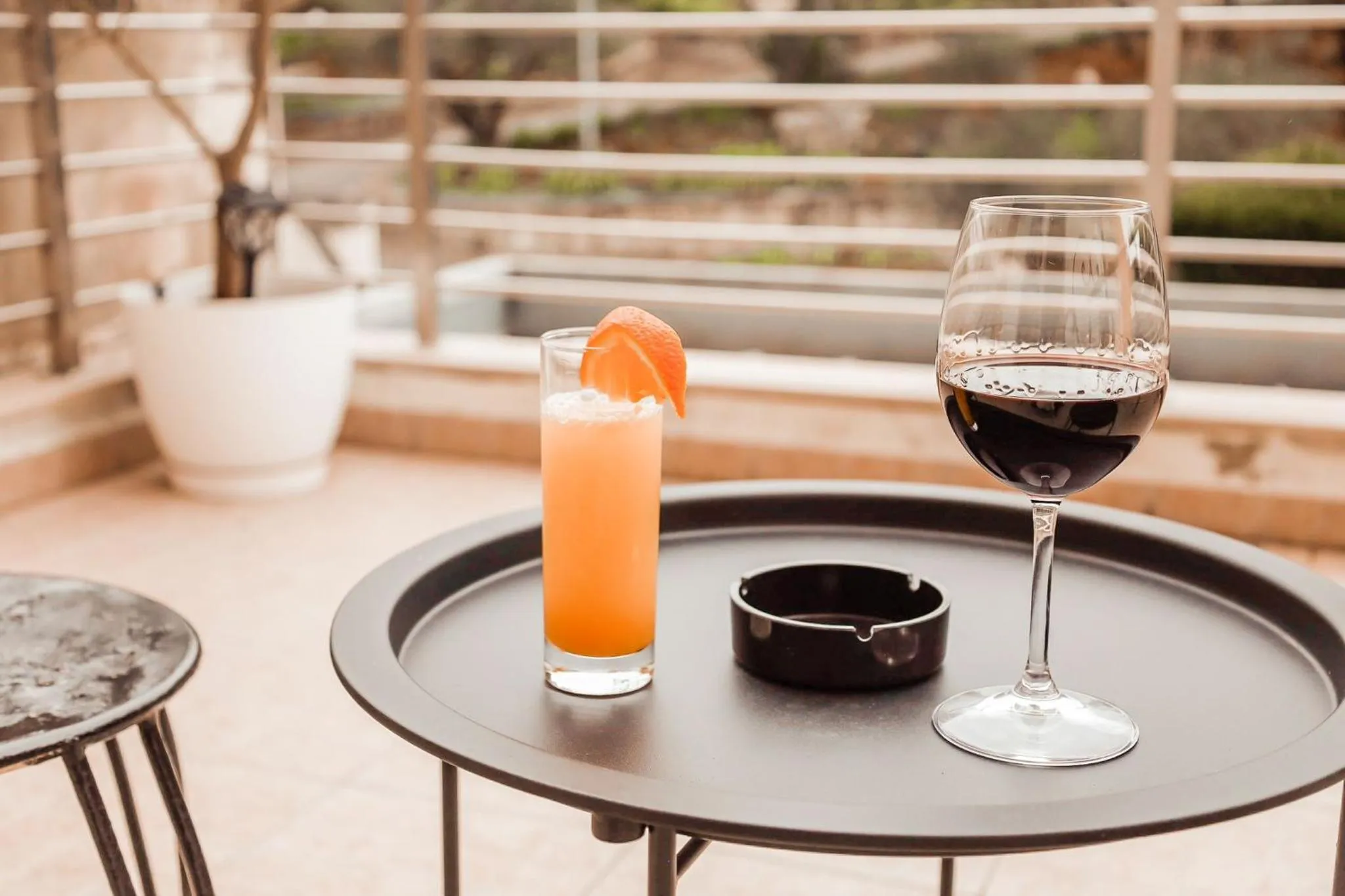 Balcony/Terrace in Vitoria Hotel