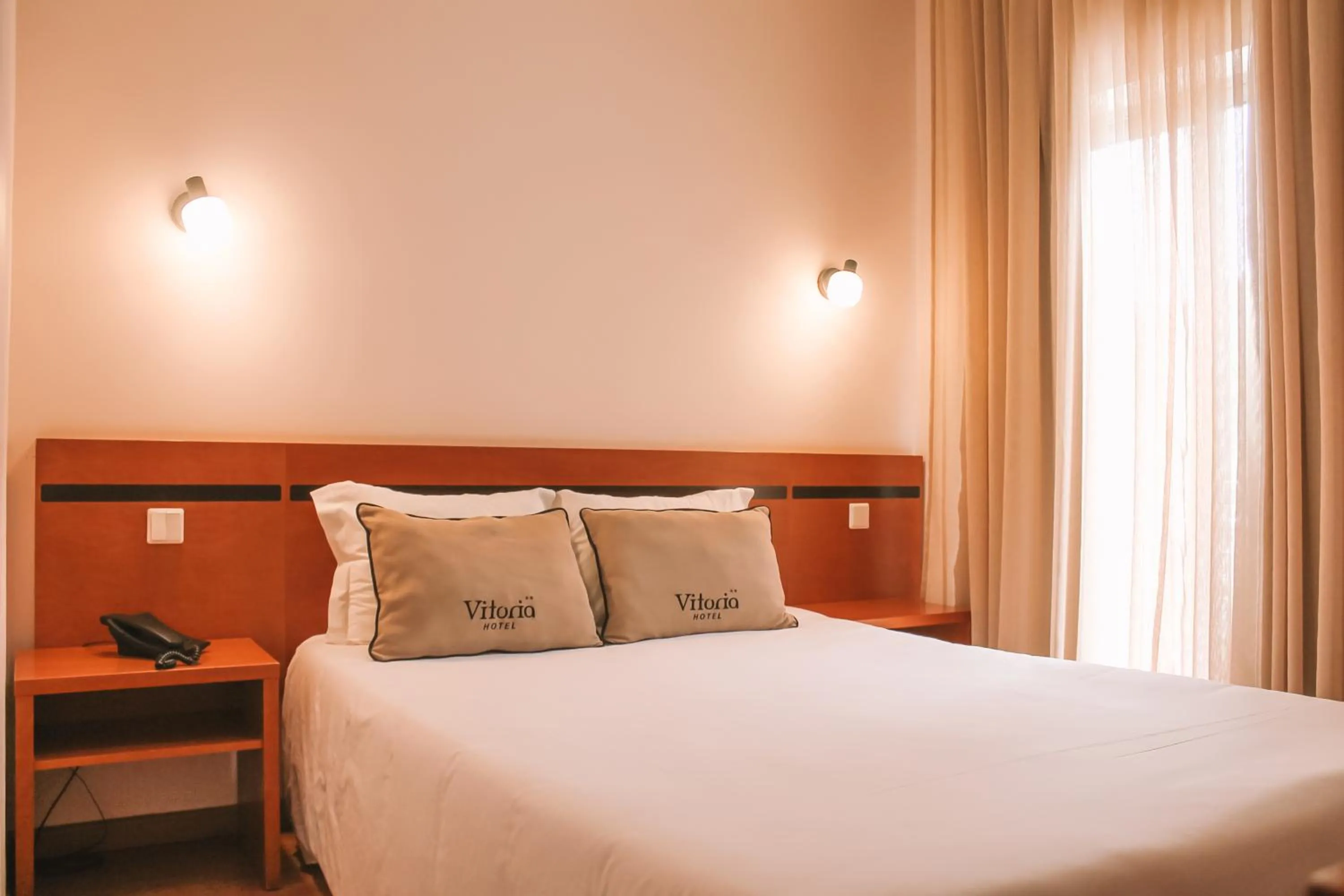 Bed in Vitoria Hotel