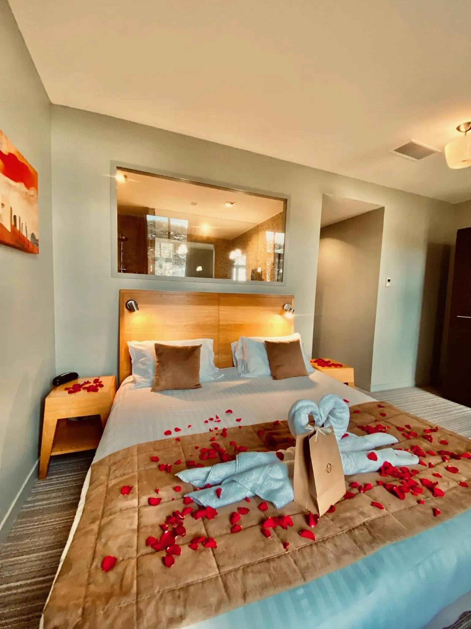 Bed in Hôtel et SPA du Château