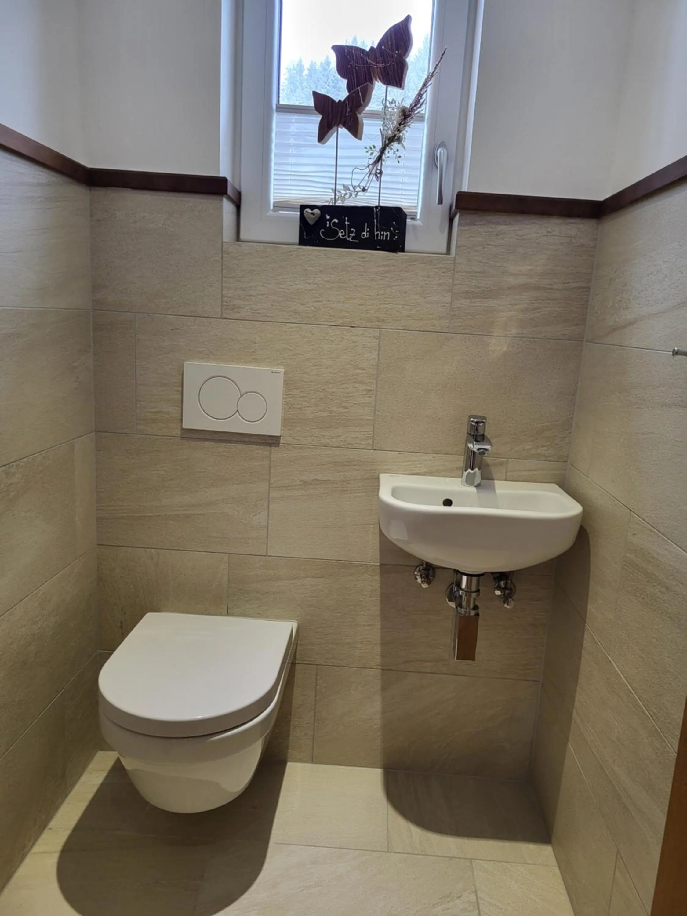 Toilet in Alpenapartments Unterschlag