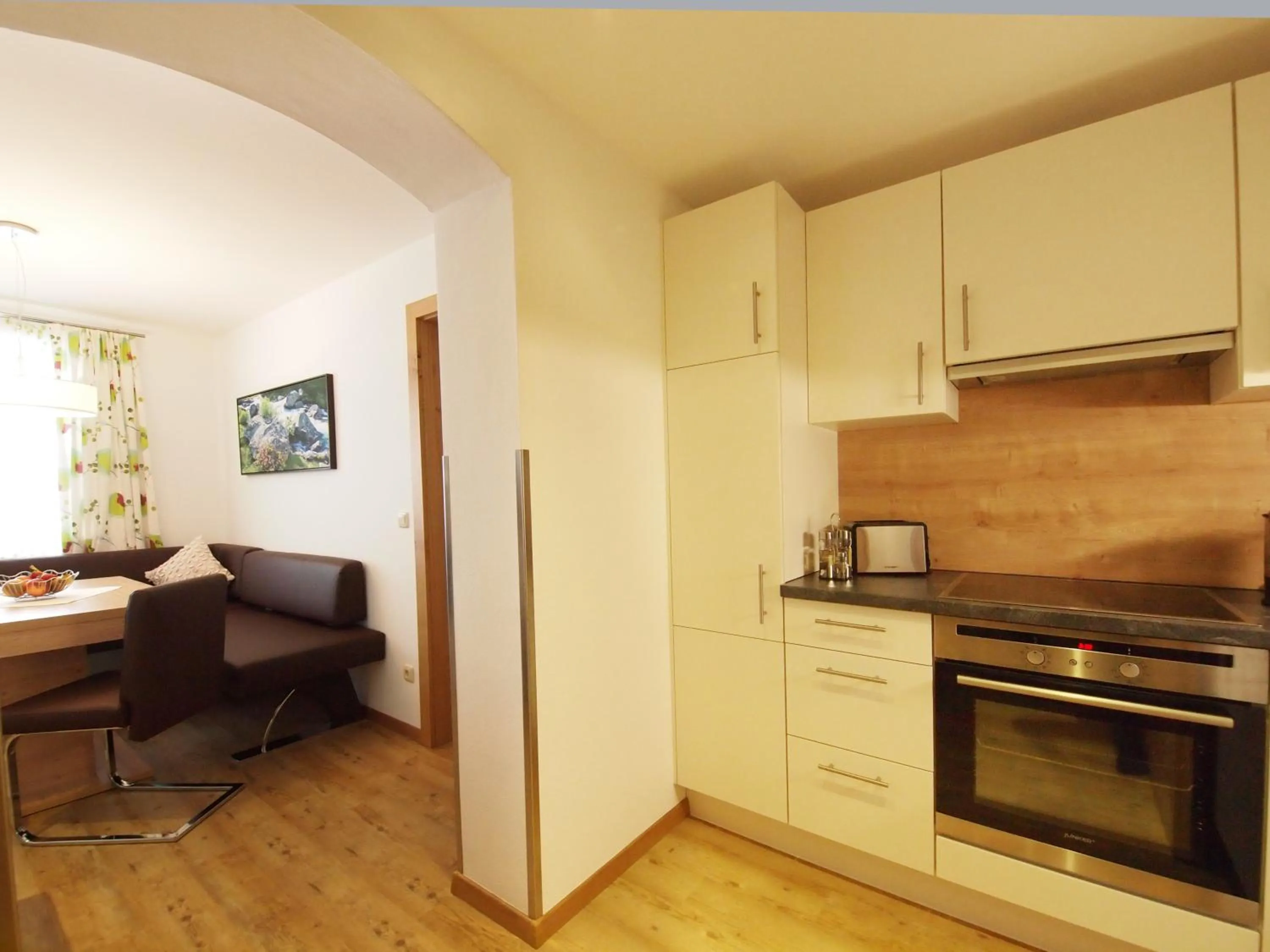 Kitchen or kitchenette in Alpenapartments Unterschlag