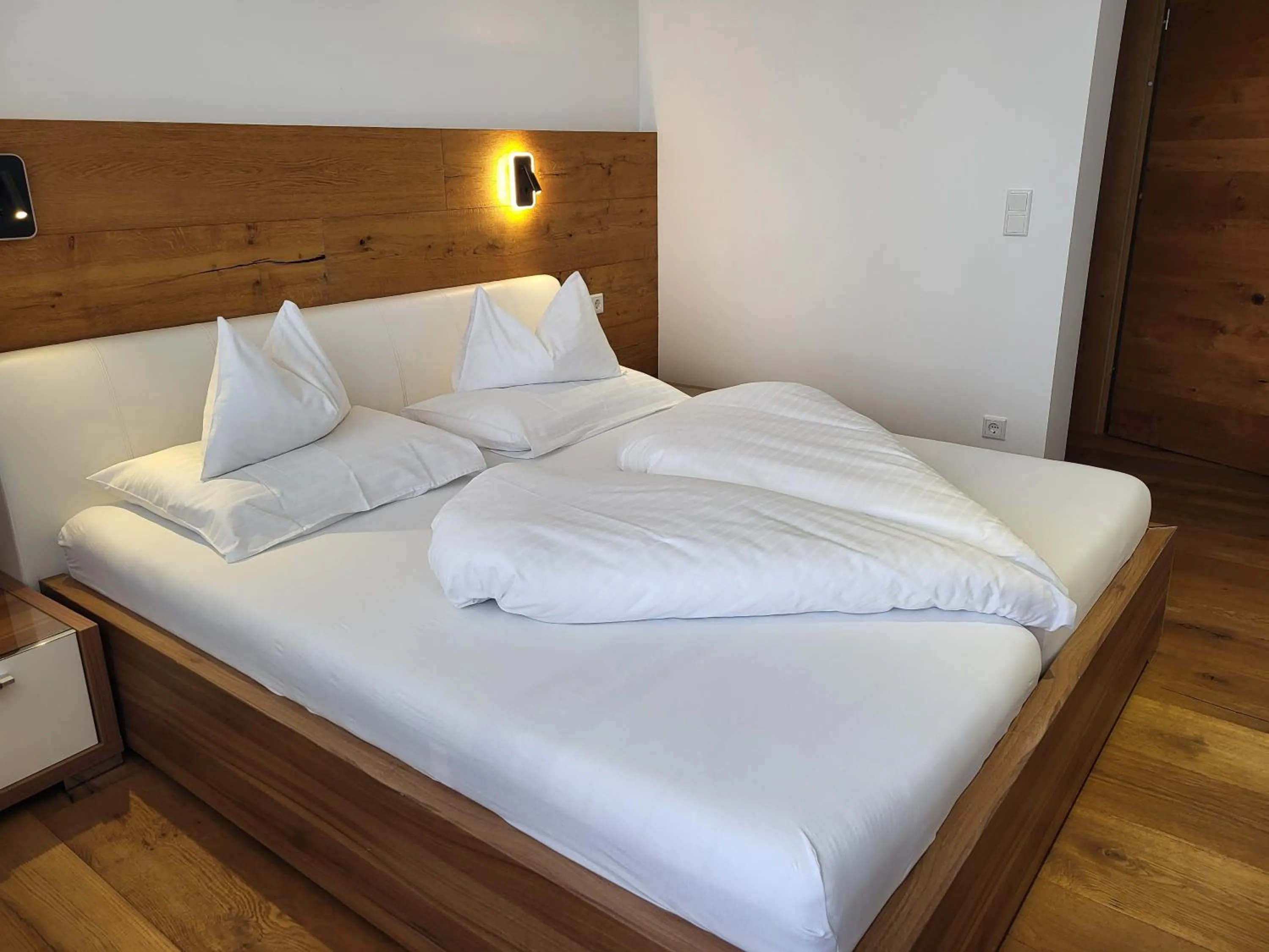 Bed in Alpenapartments Unterschlag