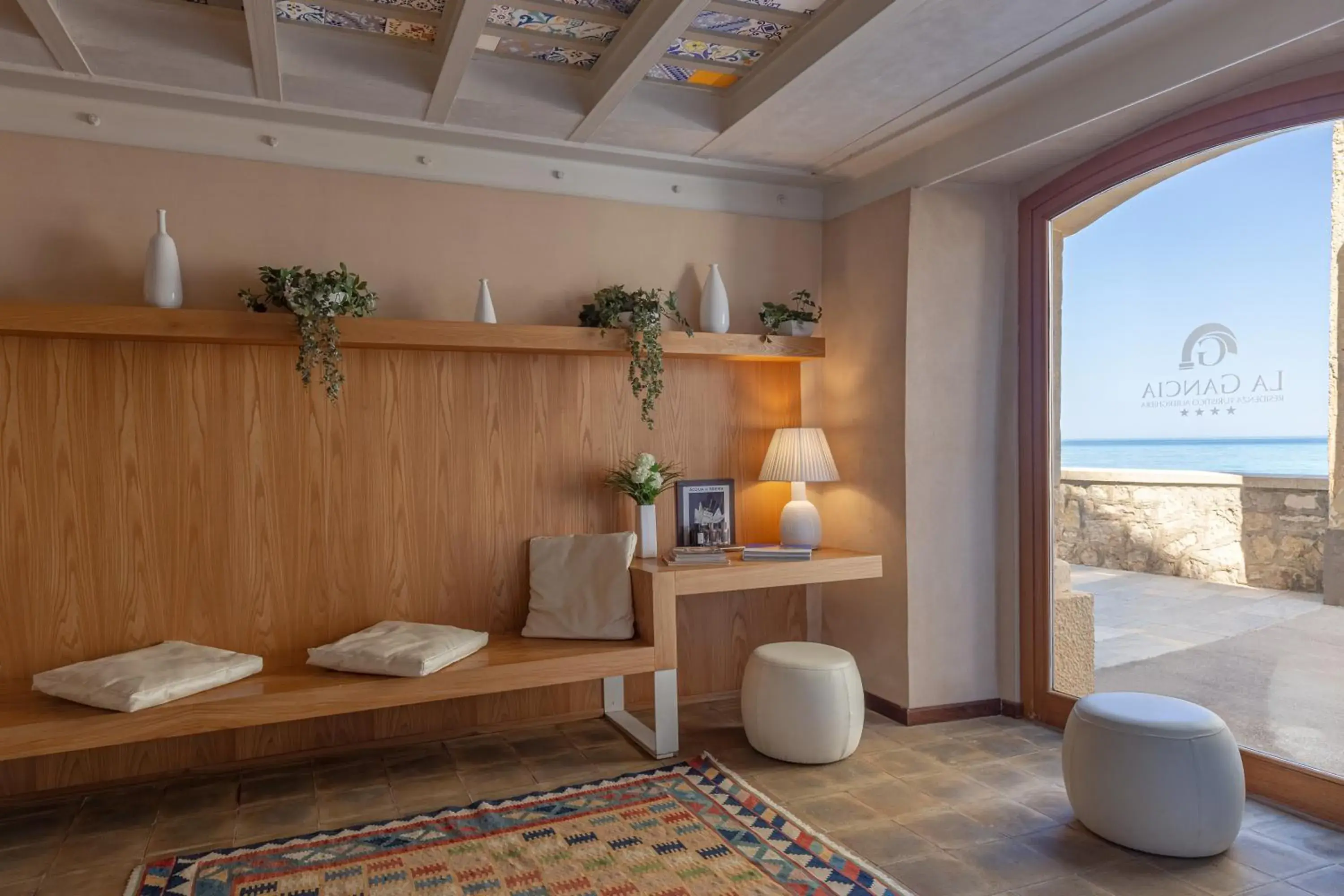 Lobby or reception in Residence La Gancia Lobby or reception in Residence La Gancia