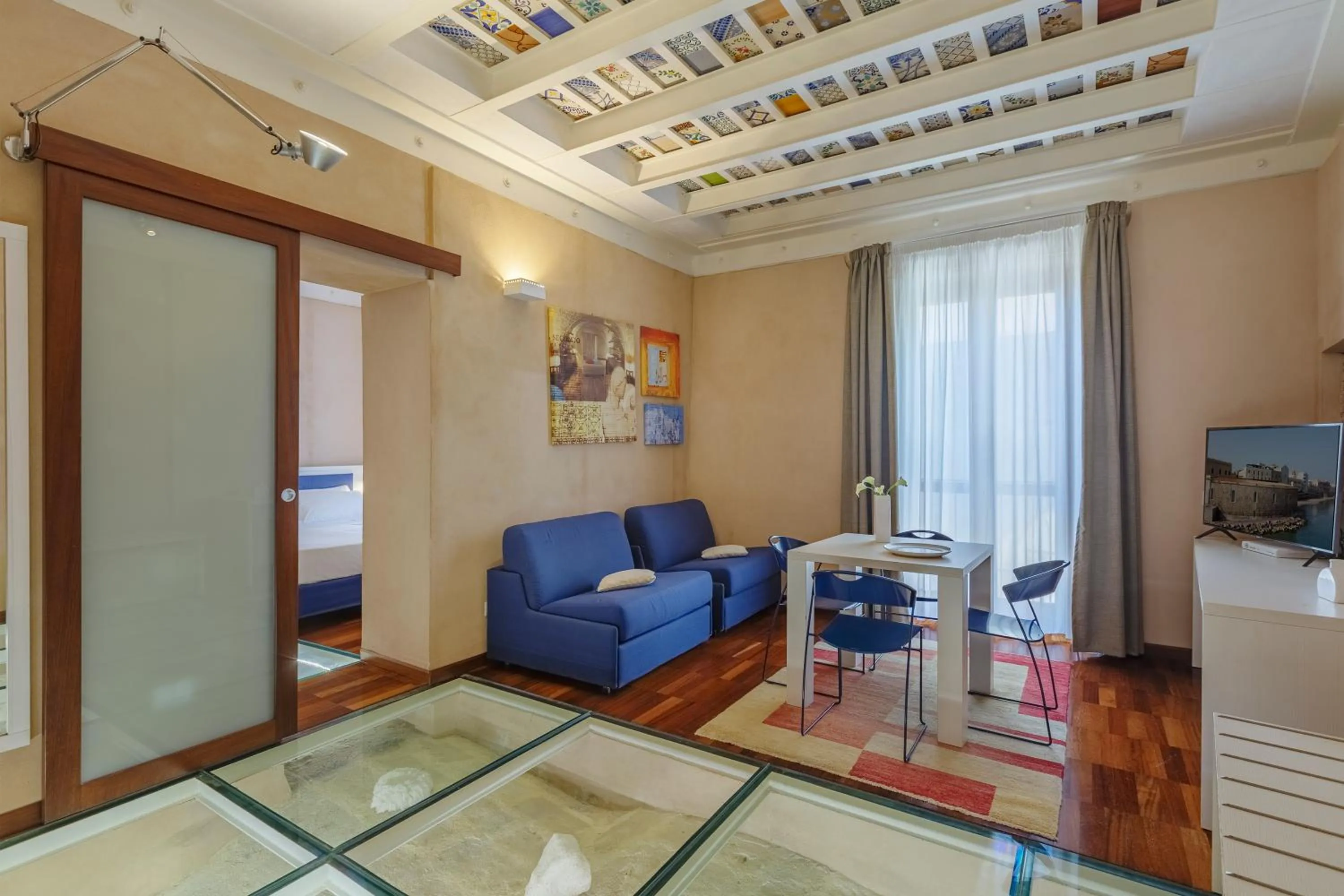 Seating area in Residence La Gancia