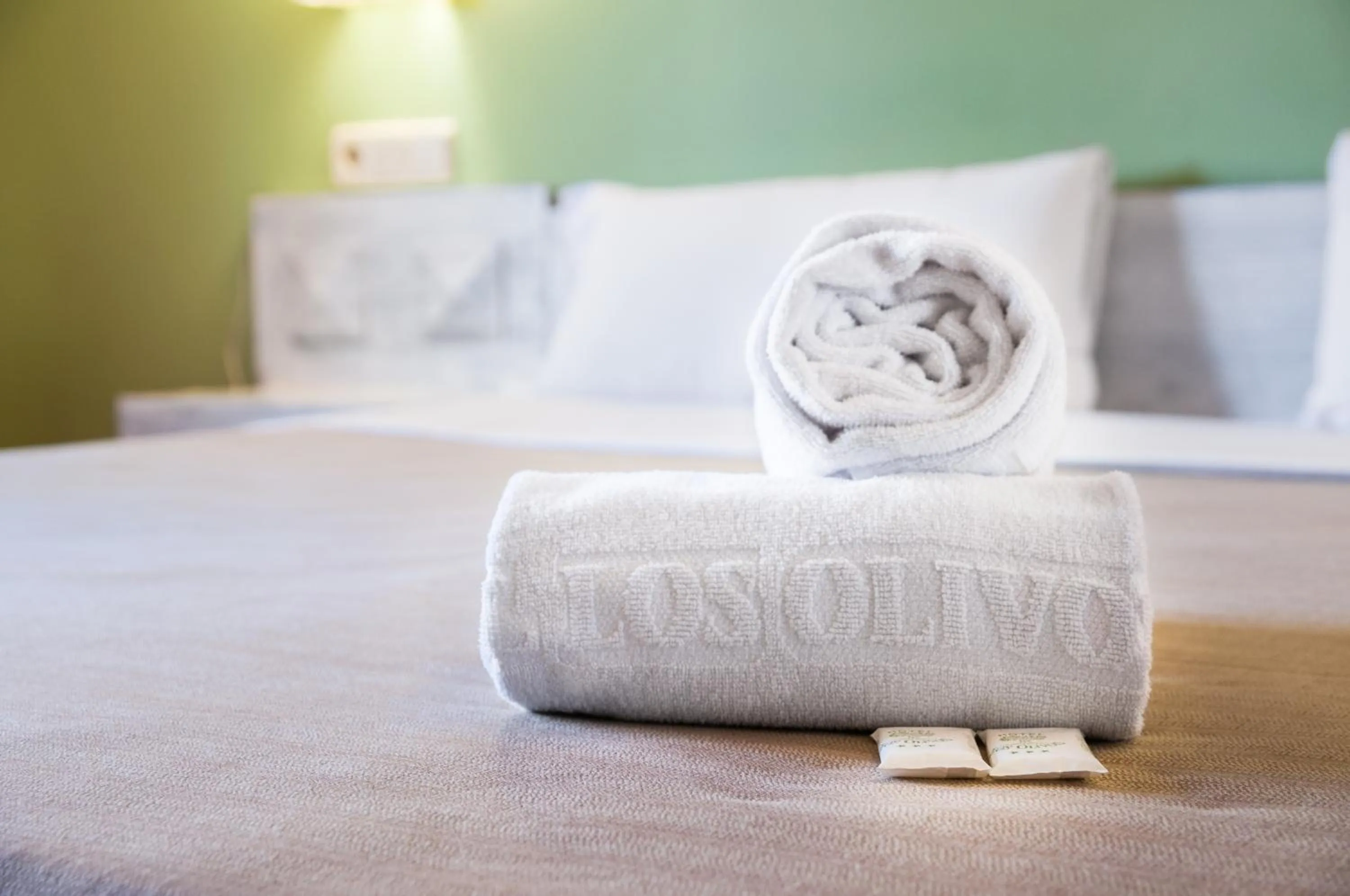 Bed in Hotel Los Olivos