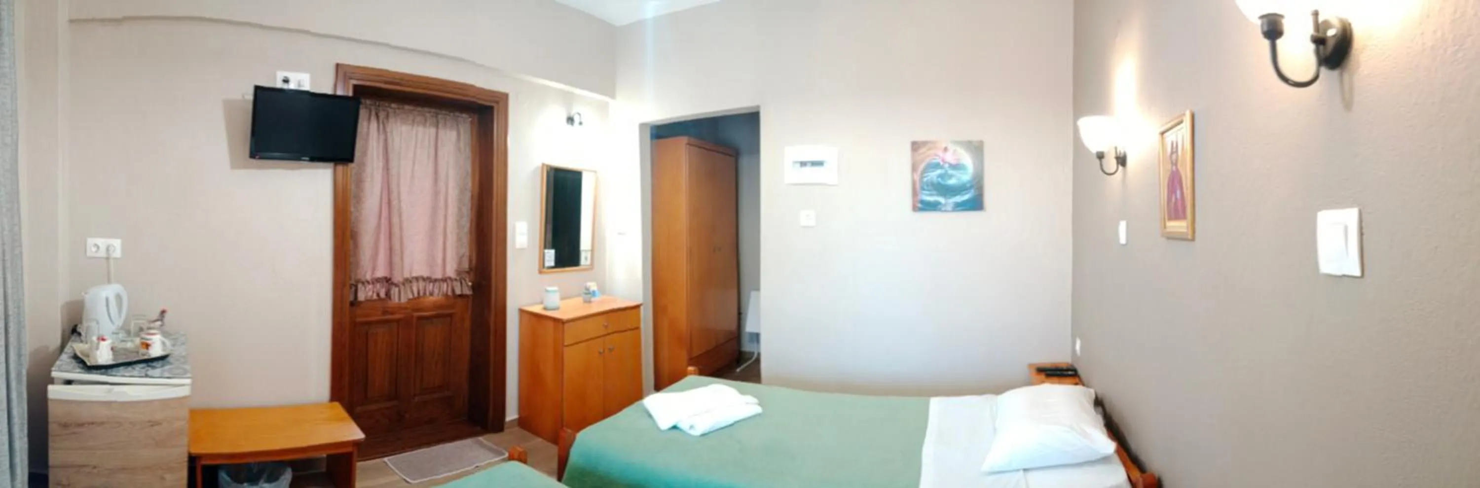Double or Twin Room with Balcony in Prosforio