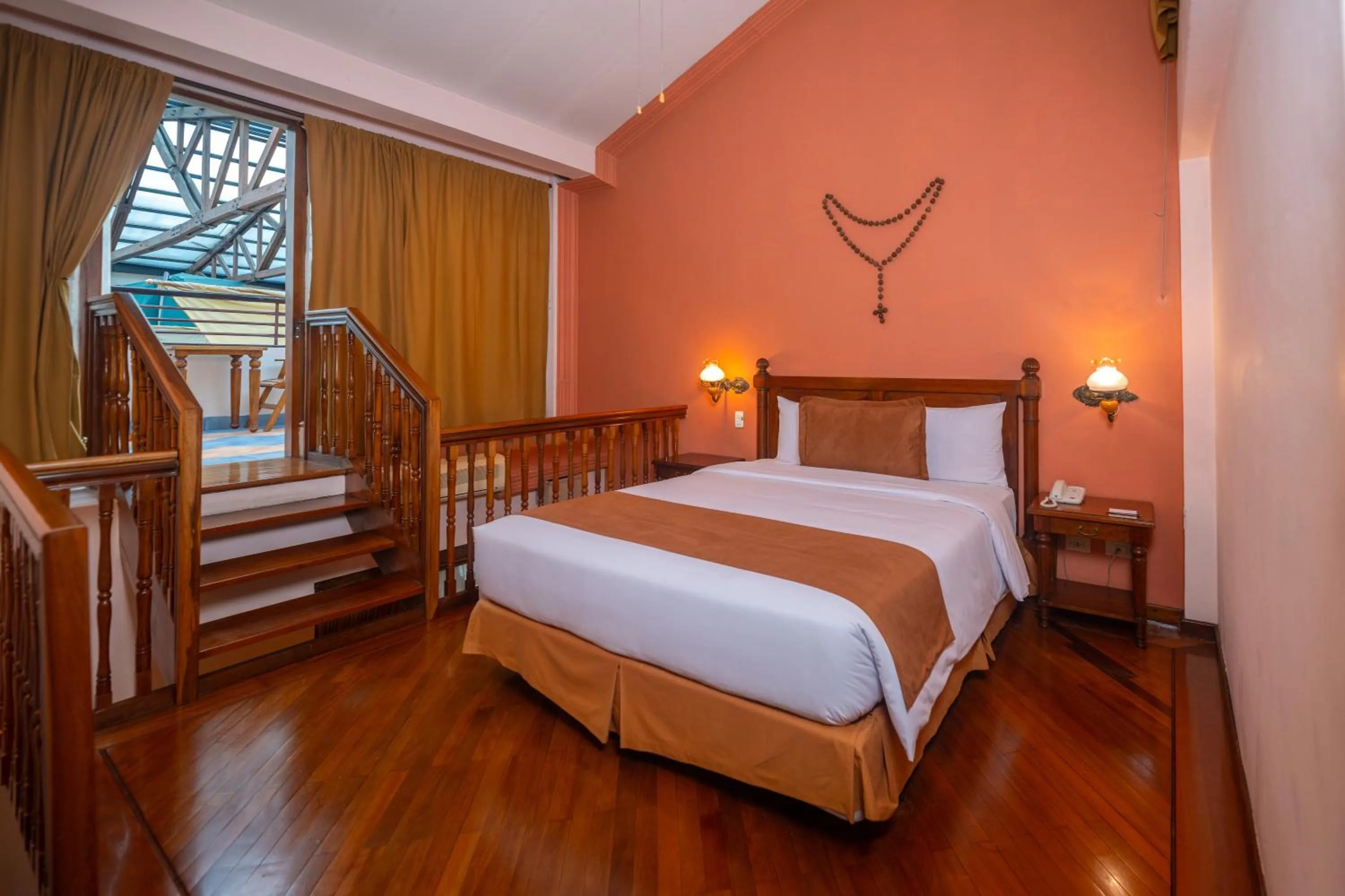 Bed in Hotel Patio Andaluz