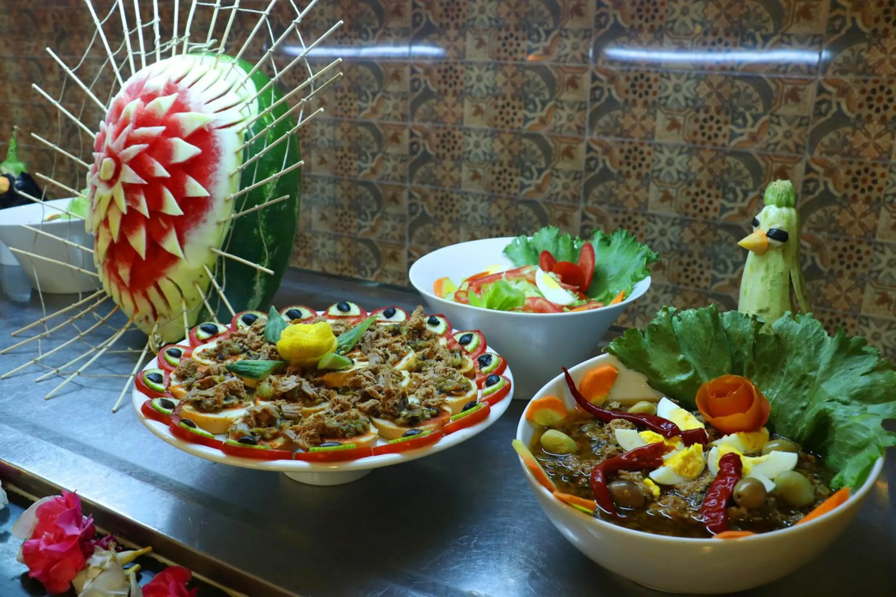 Restaurant/places to eat in The Ksar Djerba Charming Hotel & SPA Restaurant/places to eat in The Ksar Djerba Charming Hotel & SPA