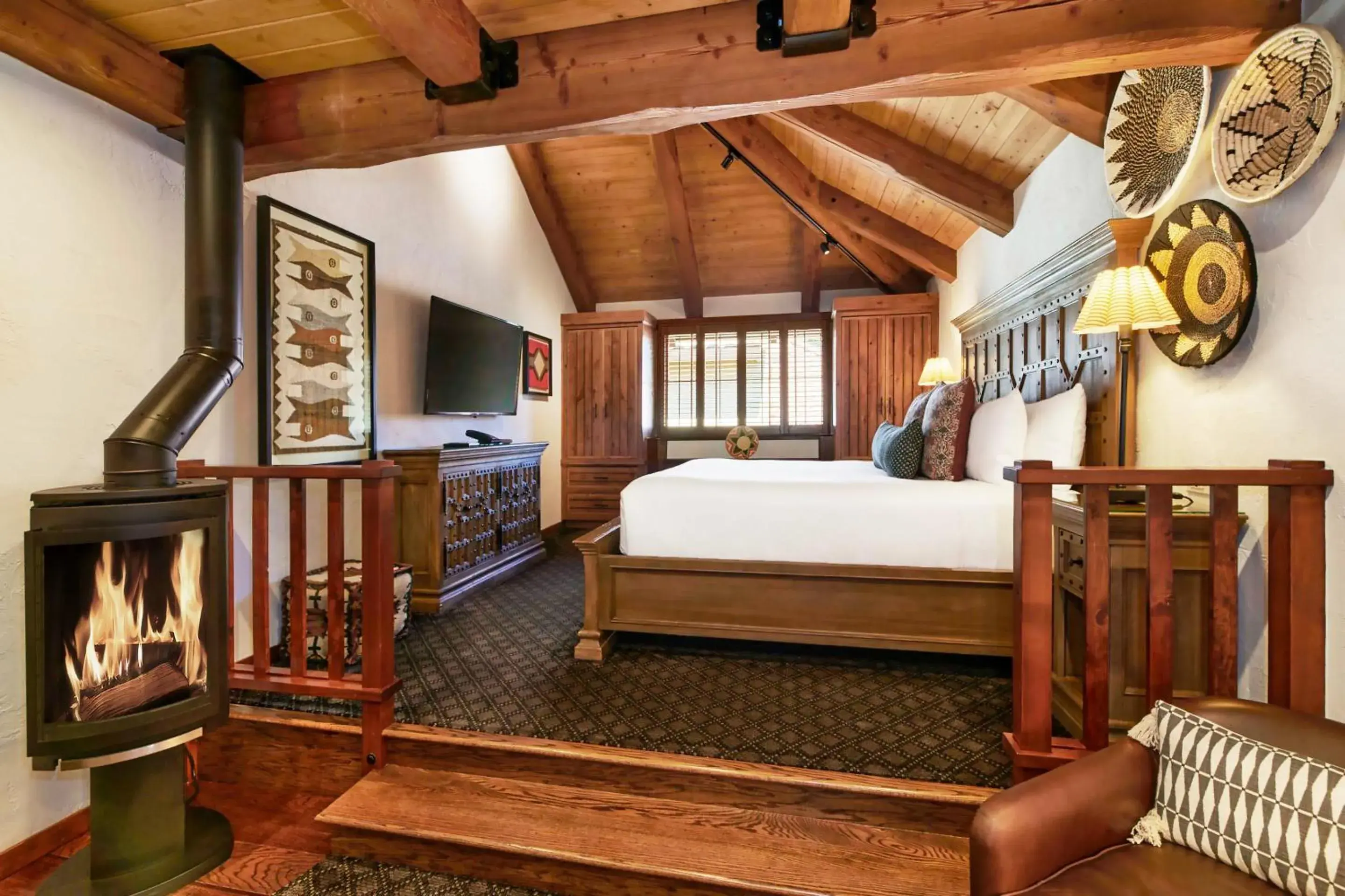 Bed in Rancho Caymus Inn Bed in Rancho Caymus Inn