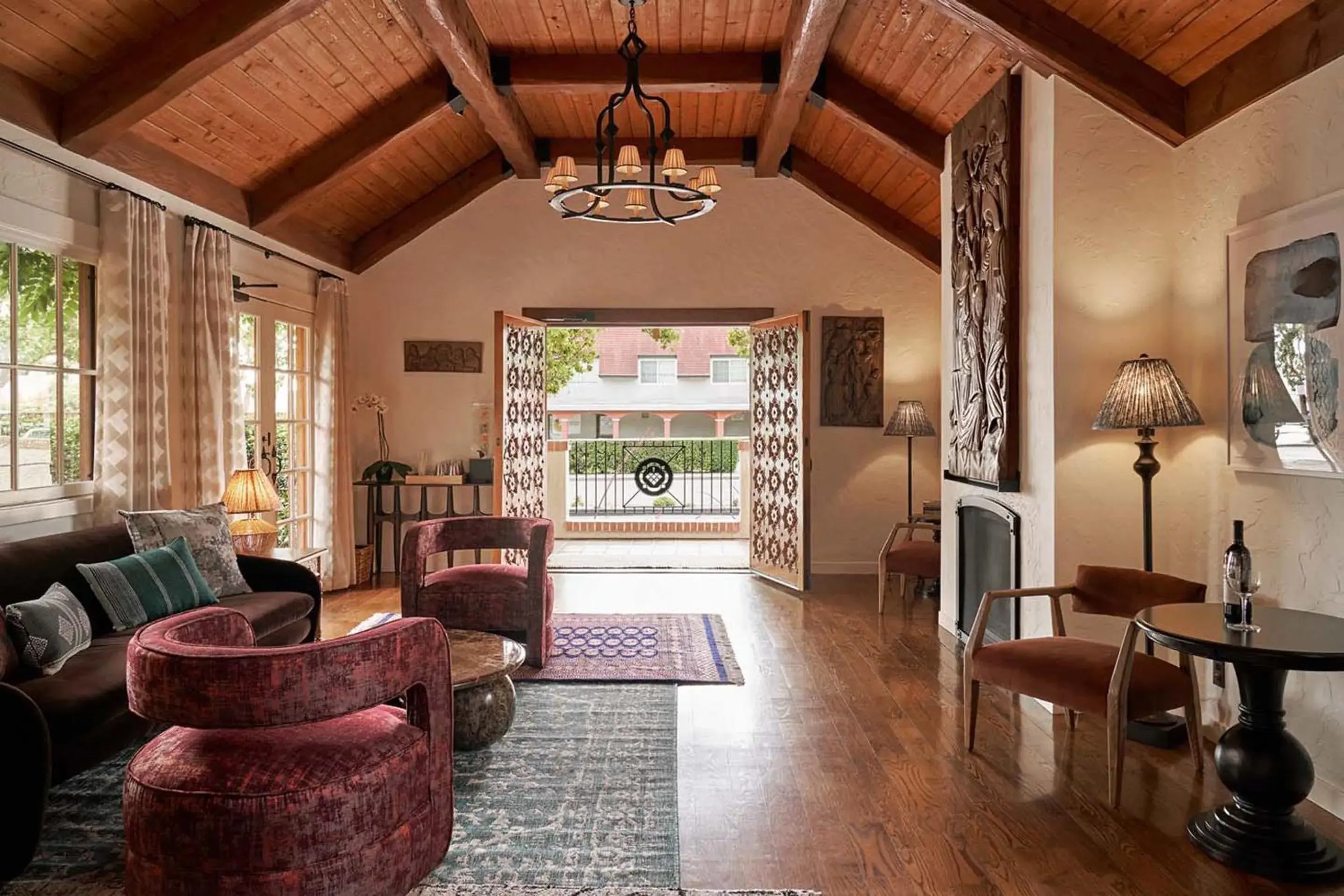 Lobby or reception in Rancho Caymus Inn Lobby or reception in Rancho Caymus Inn