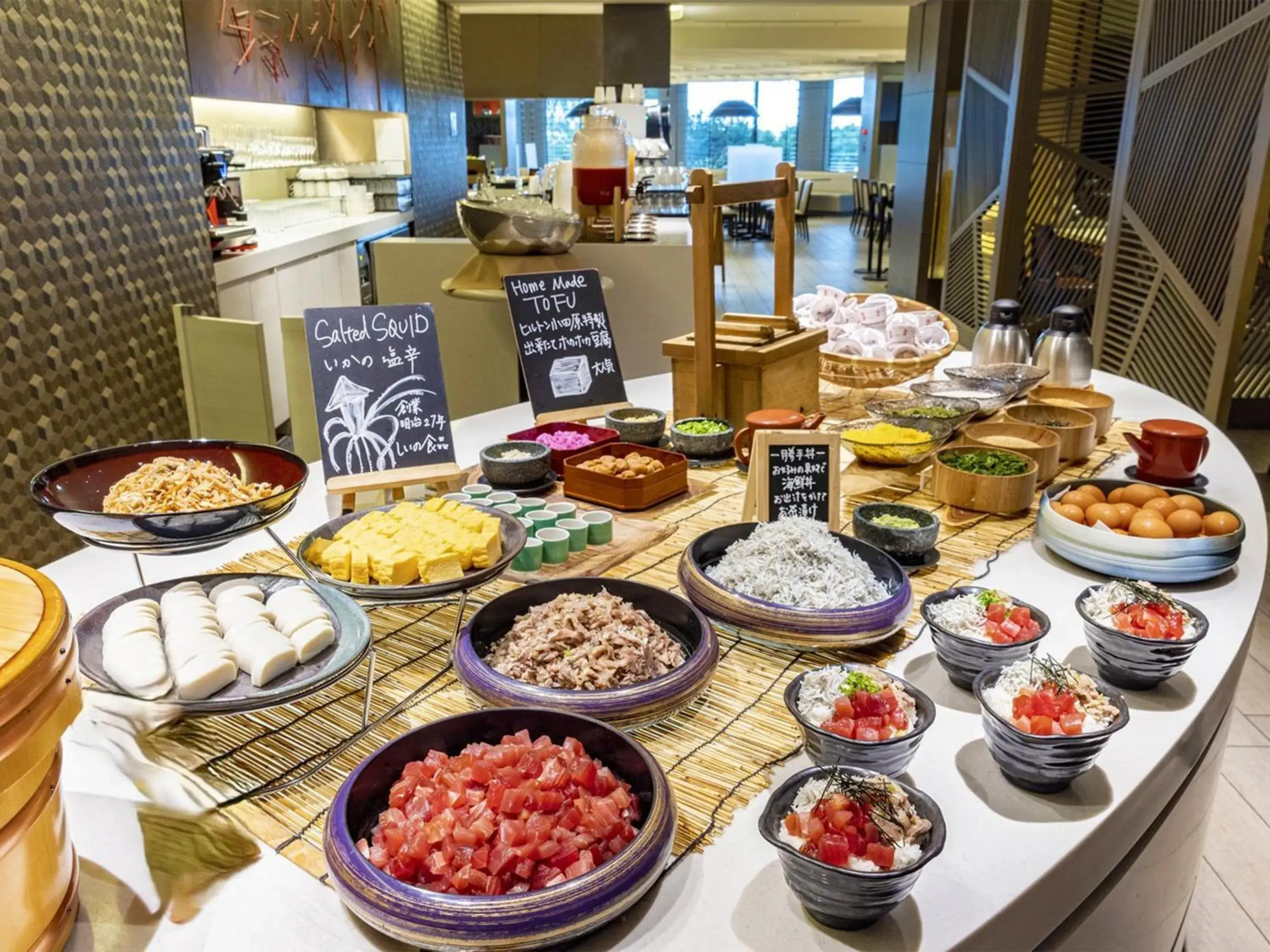 Buffet breakfast in Hilton Odawara Resort & Spa Buffet breakfast in Hilton Odawara Resort & Spa
