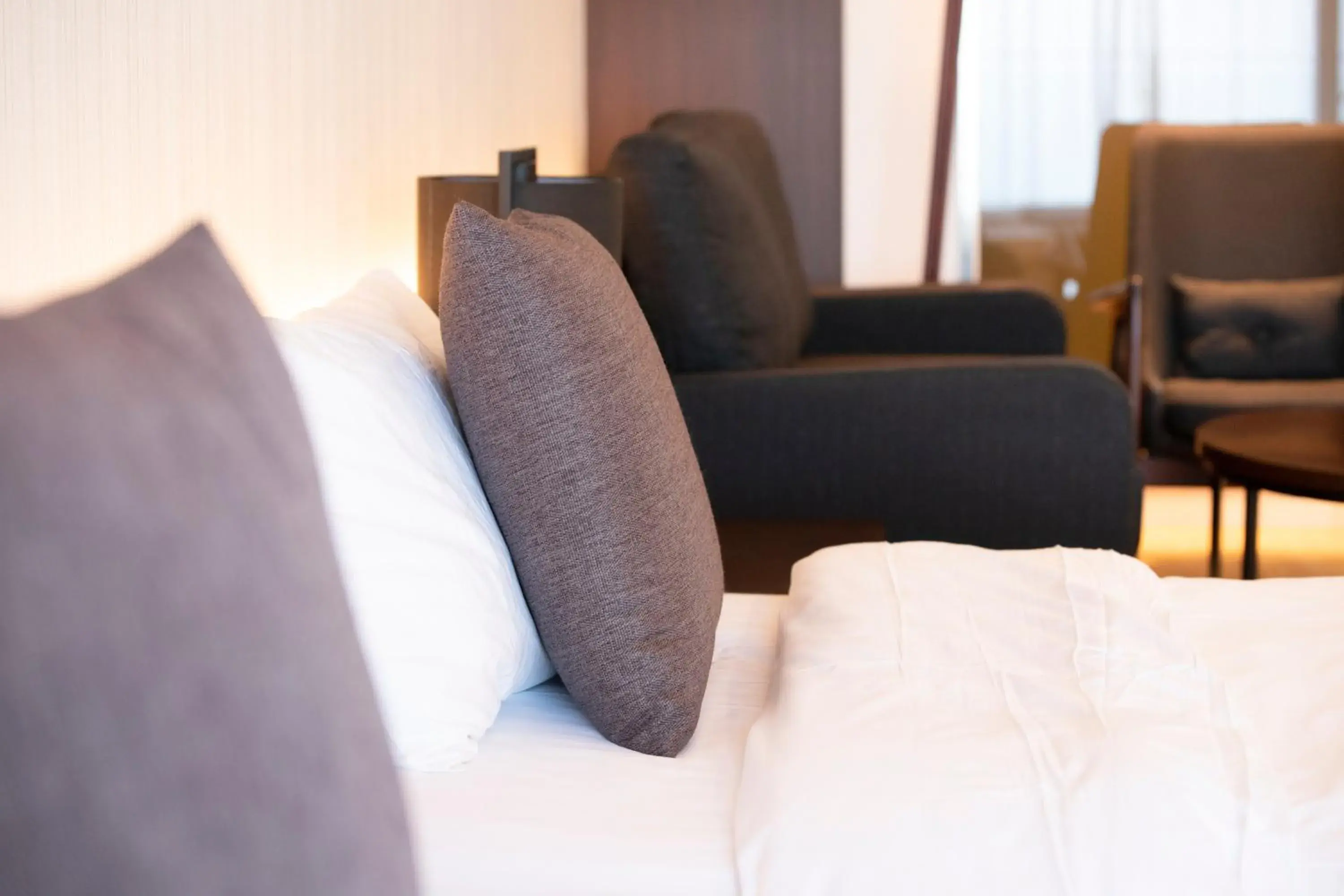Bed in The Qube Resort Jeju Bed in The Qube Resort Jeju