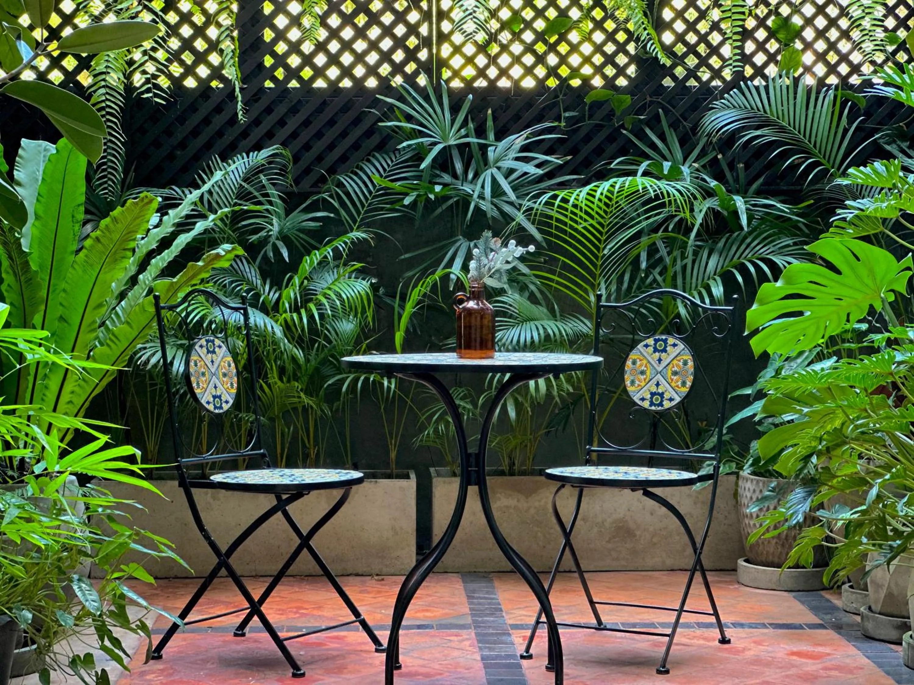 Inner courtyard view in The Peaberry Boutique Hotel