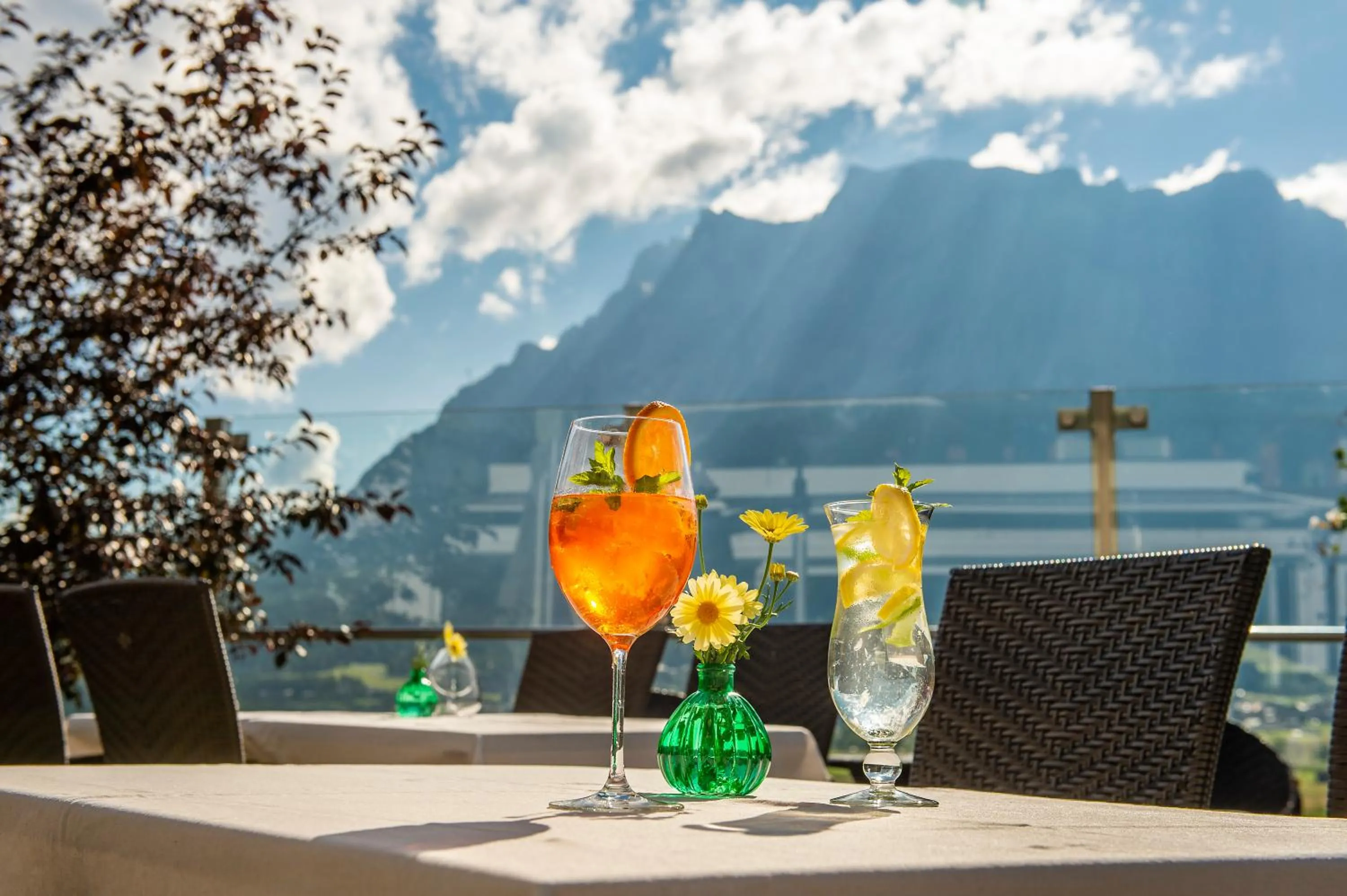 Alcoholic drinks in Hotel Hubertushof