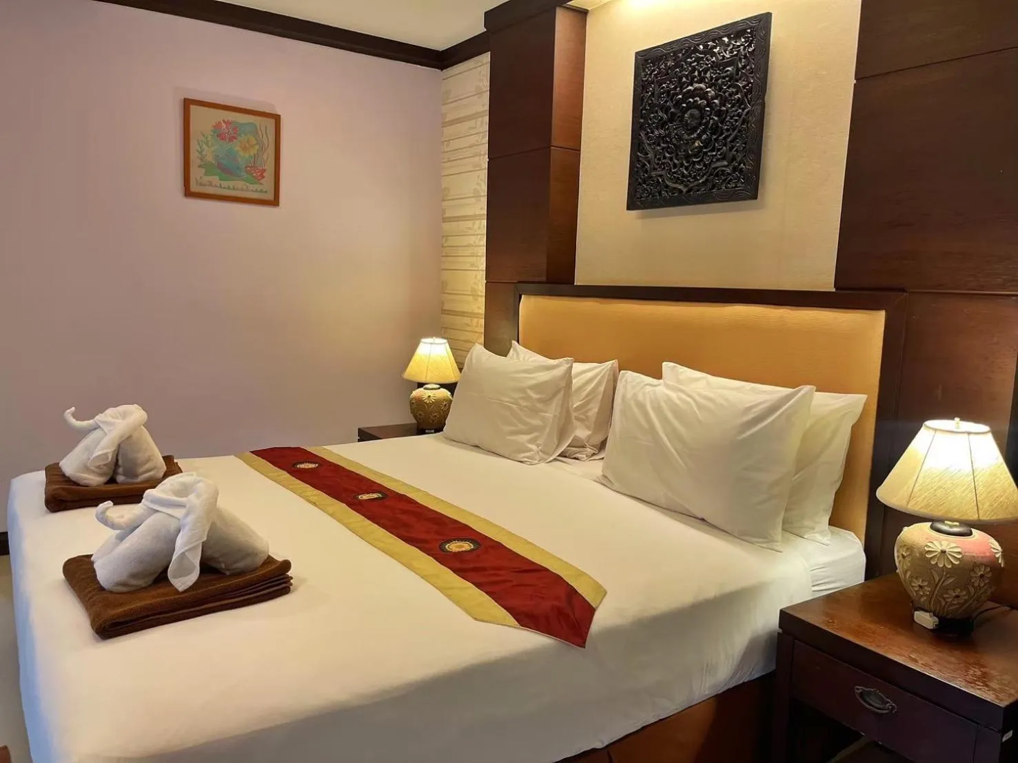 Bed in Andaman Lanta Resort - SHA Extra Plus