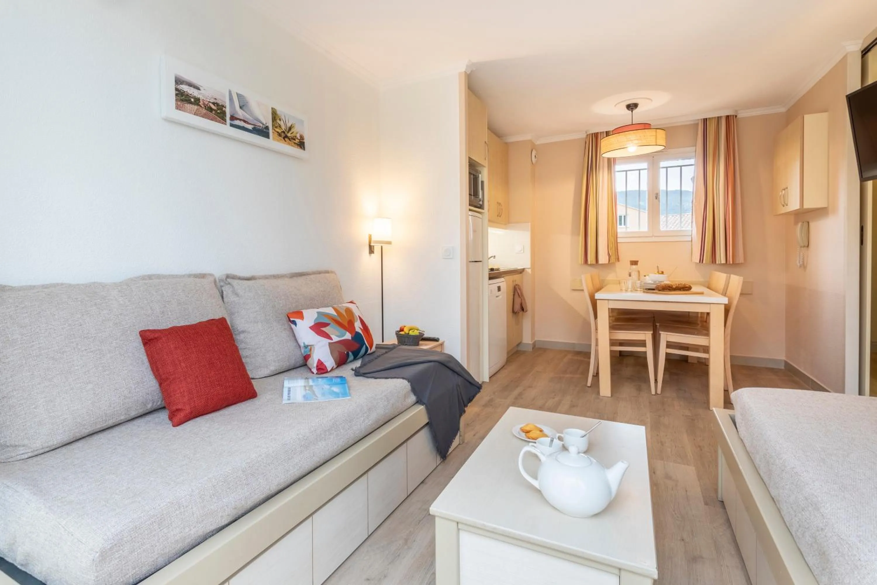 Bed in Résidence Pierre & Vacances L’Anse De Pramousquier