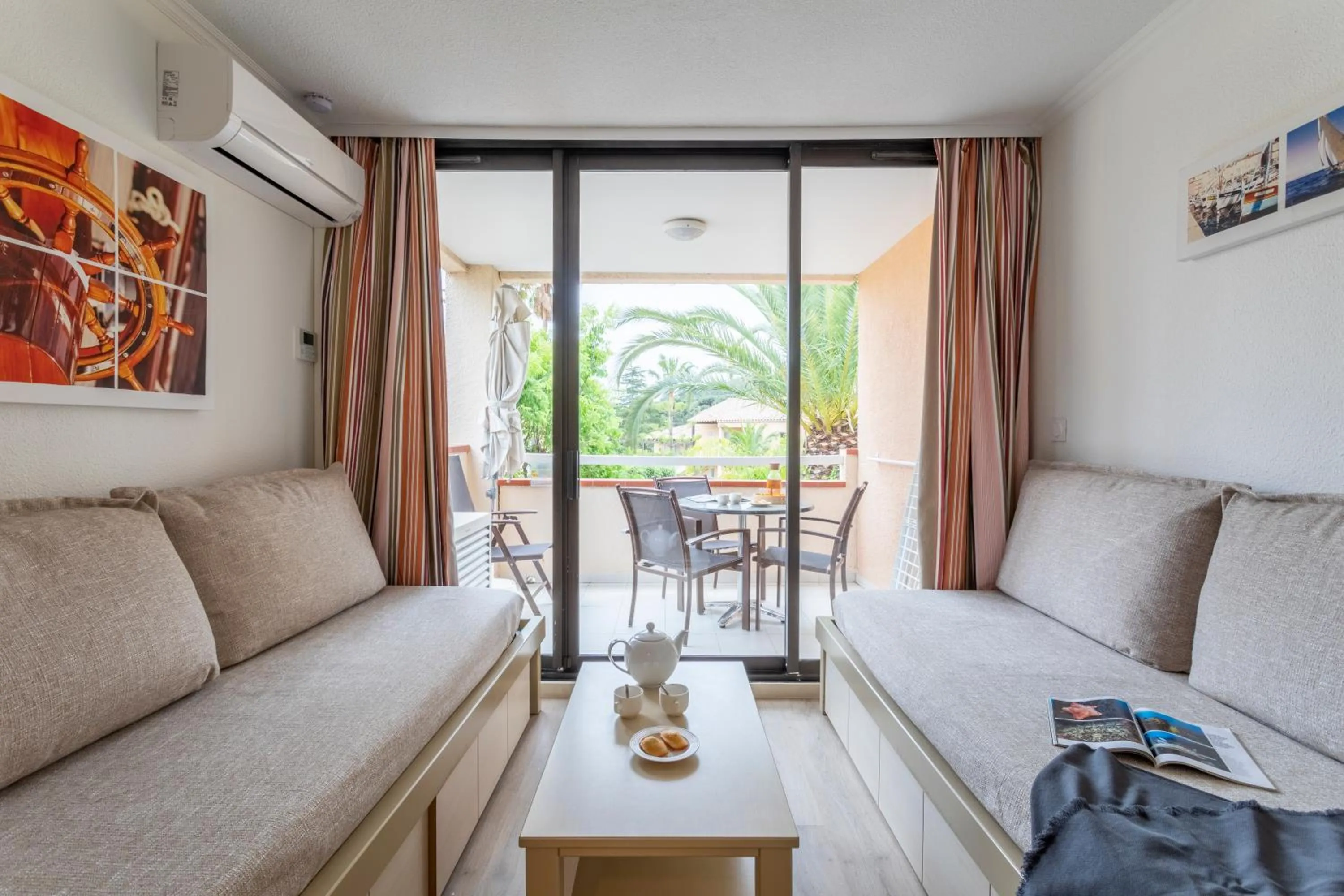 Patio in Résidence Pierre & Vacances L’Anse De Pramousquier