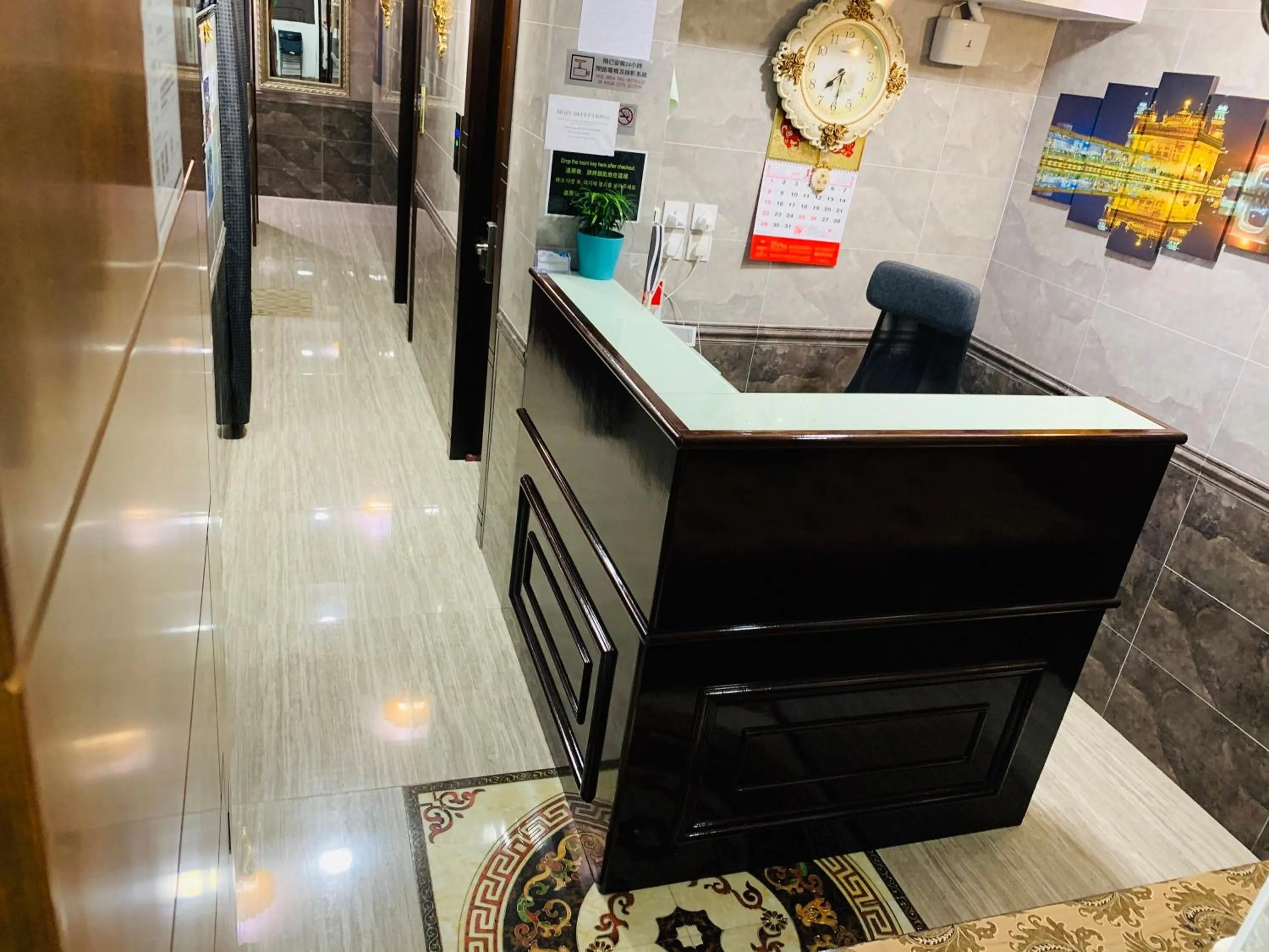 Lobby or reception in Victoria Inn