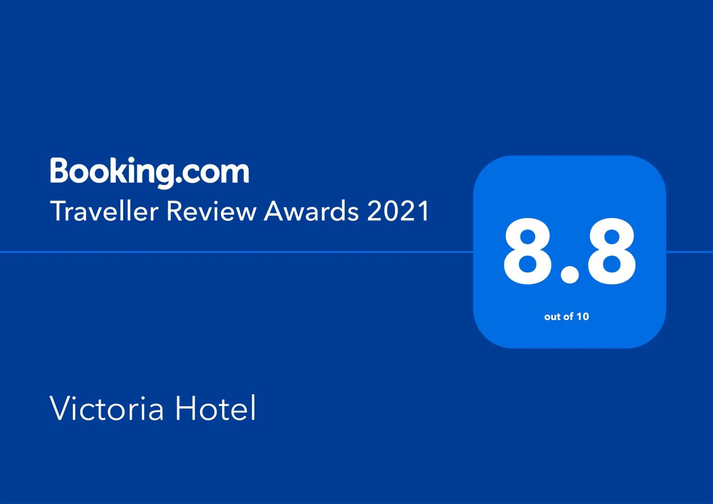 Certificate/Award in Victoria Inn