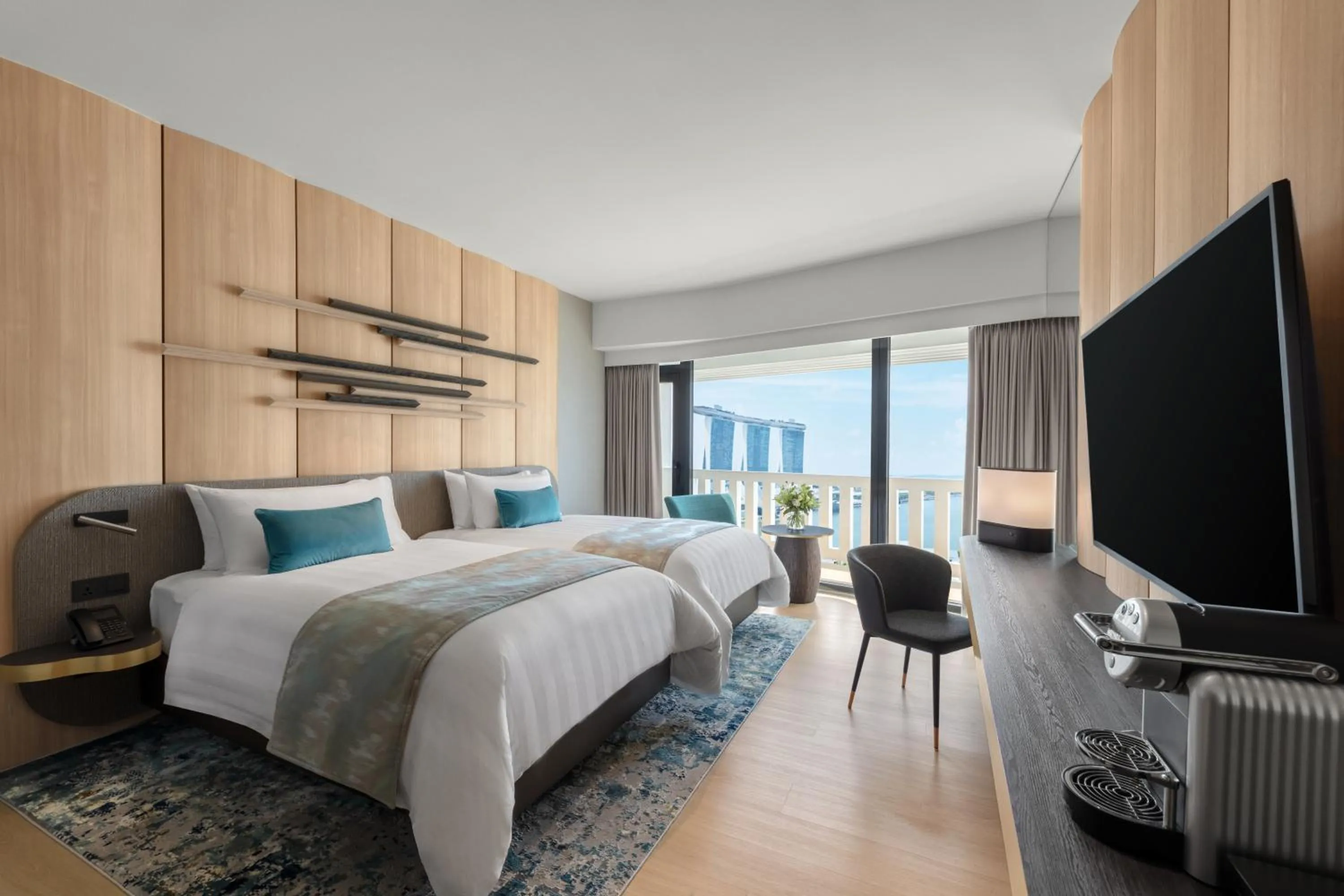 Bed in PARKROYAL COLLECTION Marina Bay, Singapore