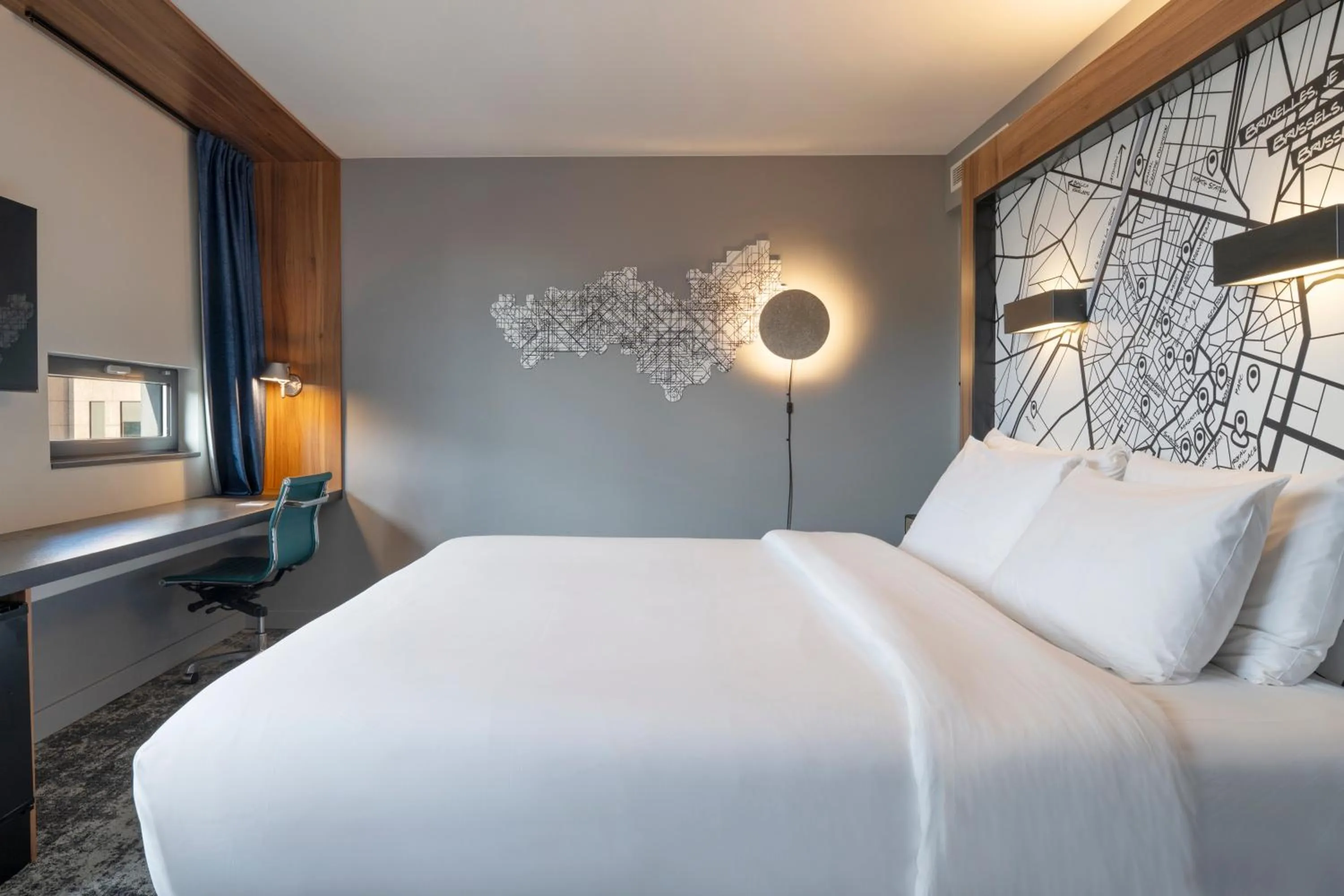 Bed in Pestana Brussels Schuman