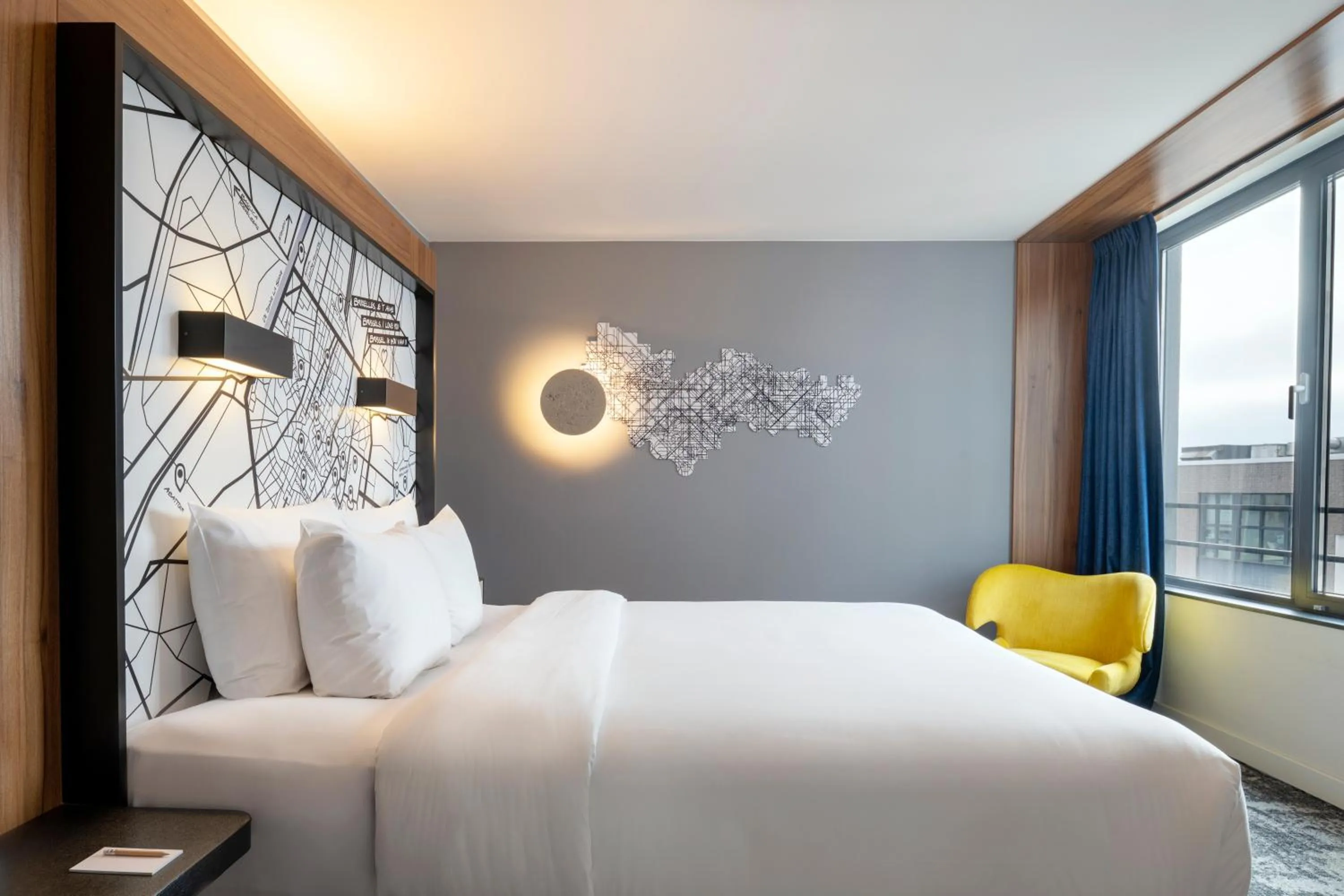 Bed in Pestana Brussels Schuman