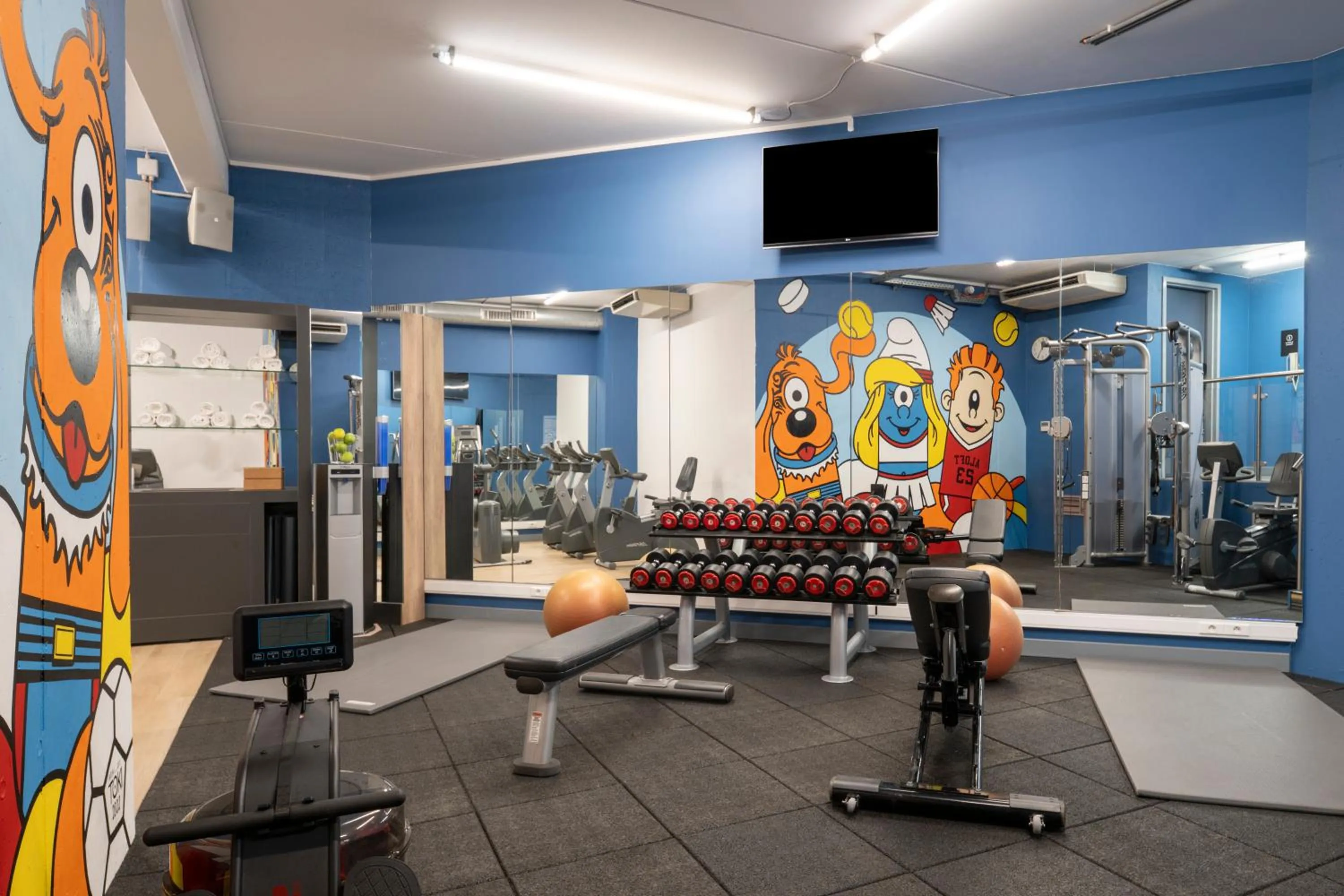 Fitness centre/facilities in Pestana Brussels Schuman