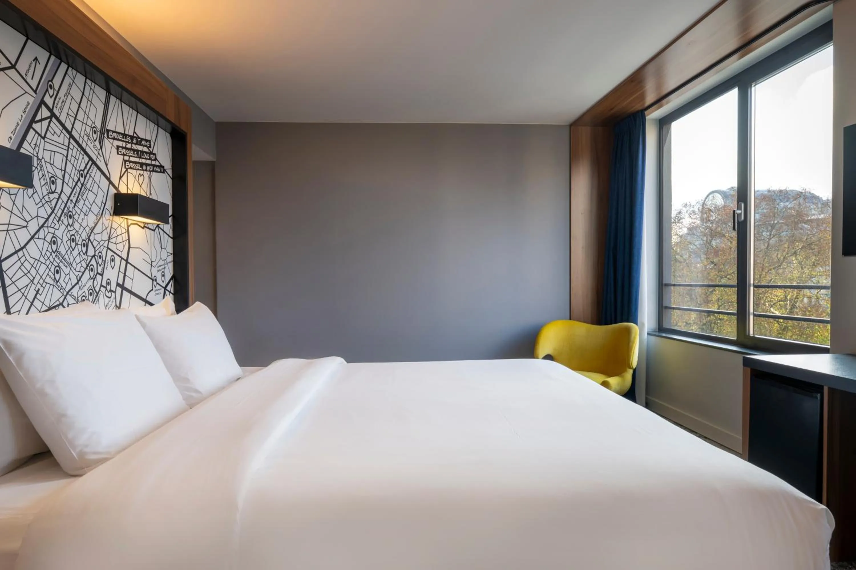 Bed in Pestana Brussels Schuman