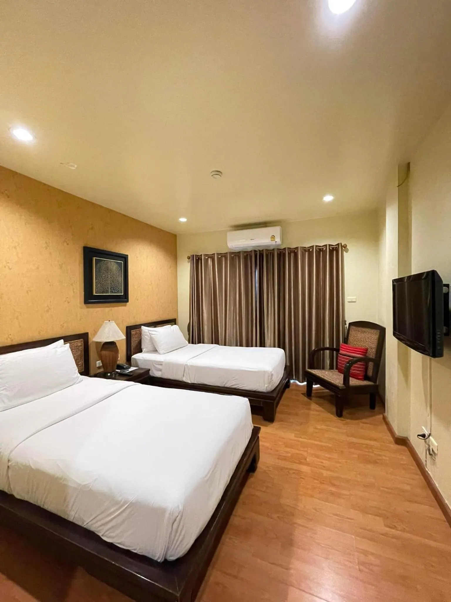 Bed in Chiang Mai Thai House,Thapae