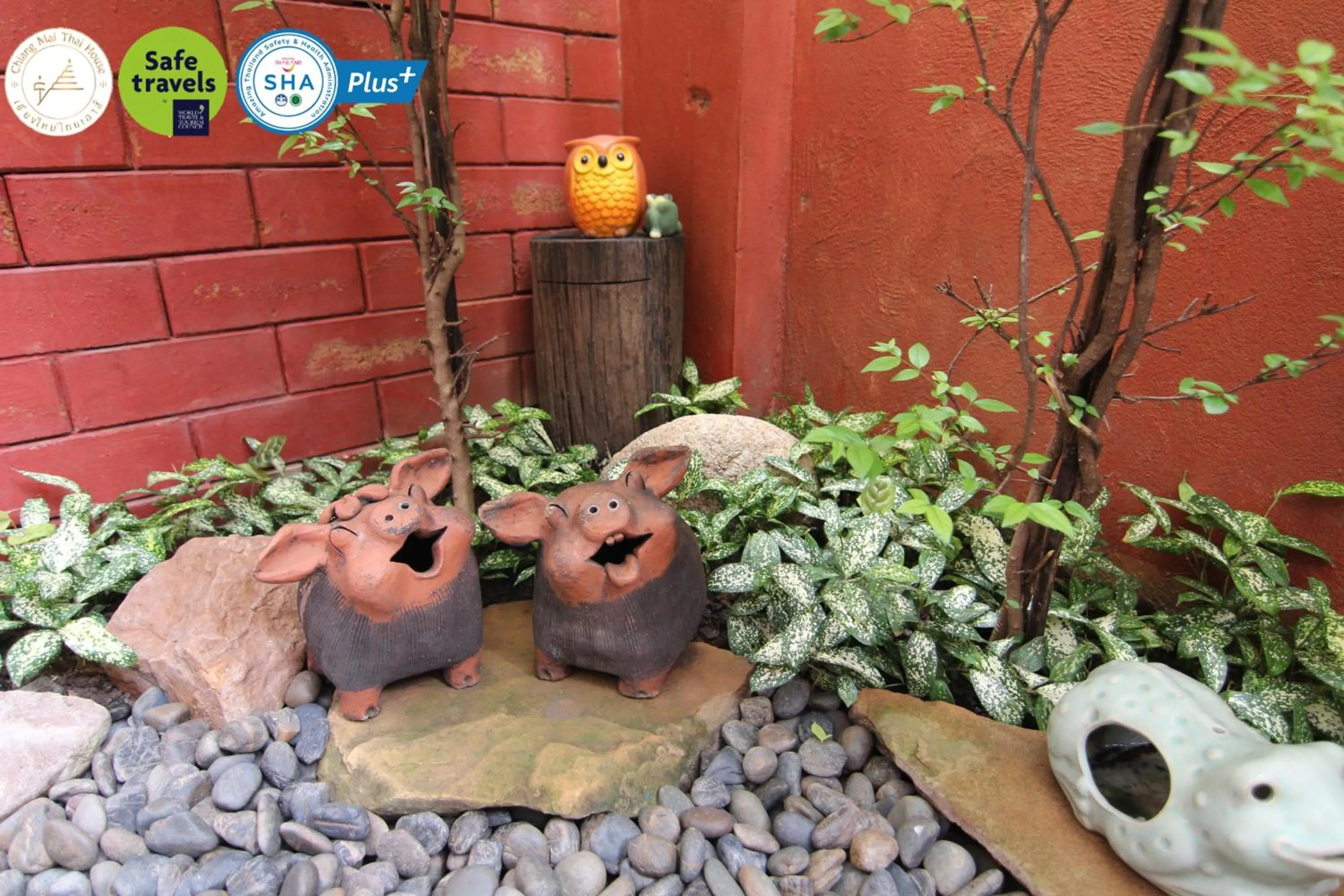 Garden in Chiang Mai Thai House,Thapae