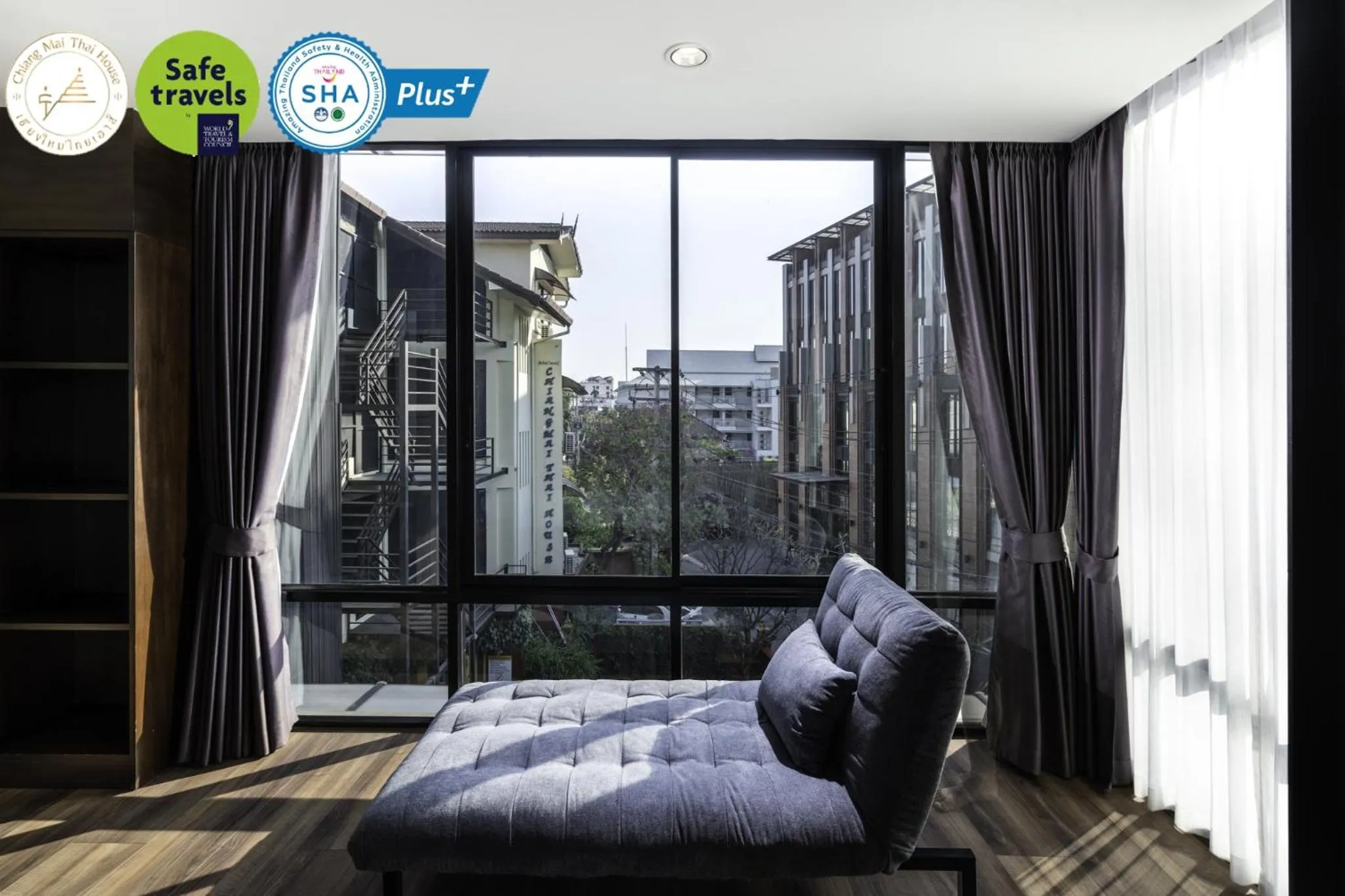 City view, Bed in Chiang Mai Thai House,Thapae