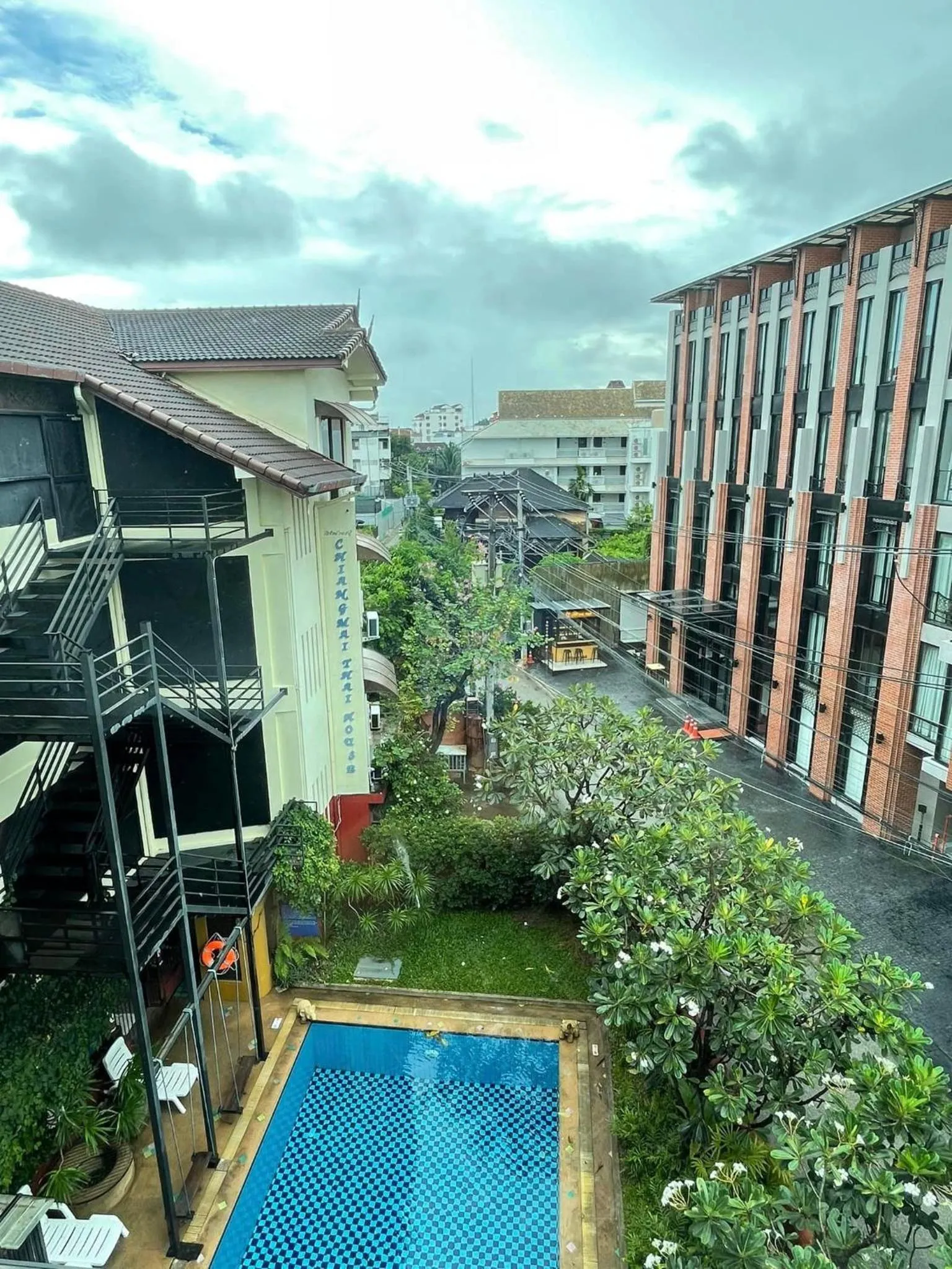 Pool view in Chiang Mai Thai House,Thapae