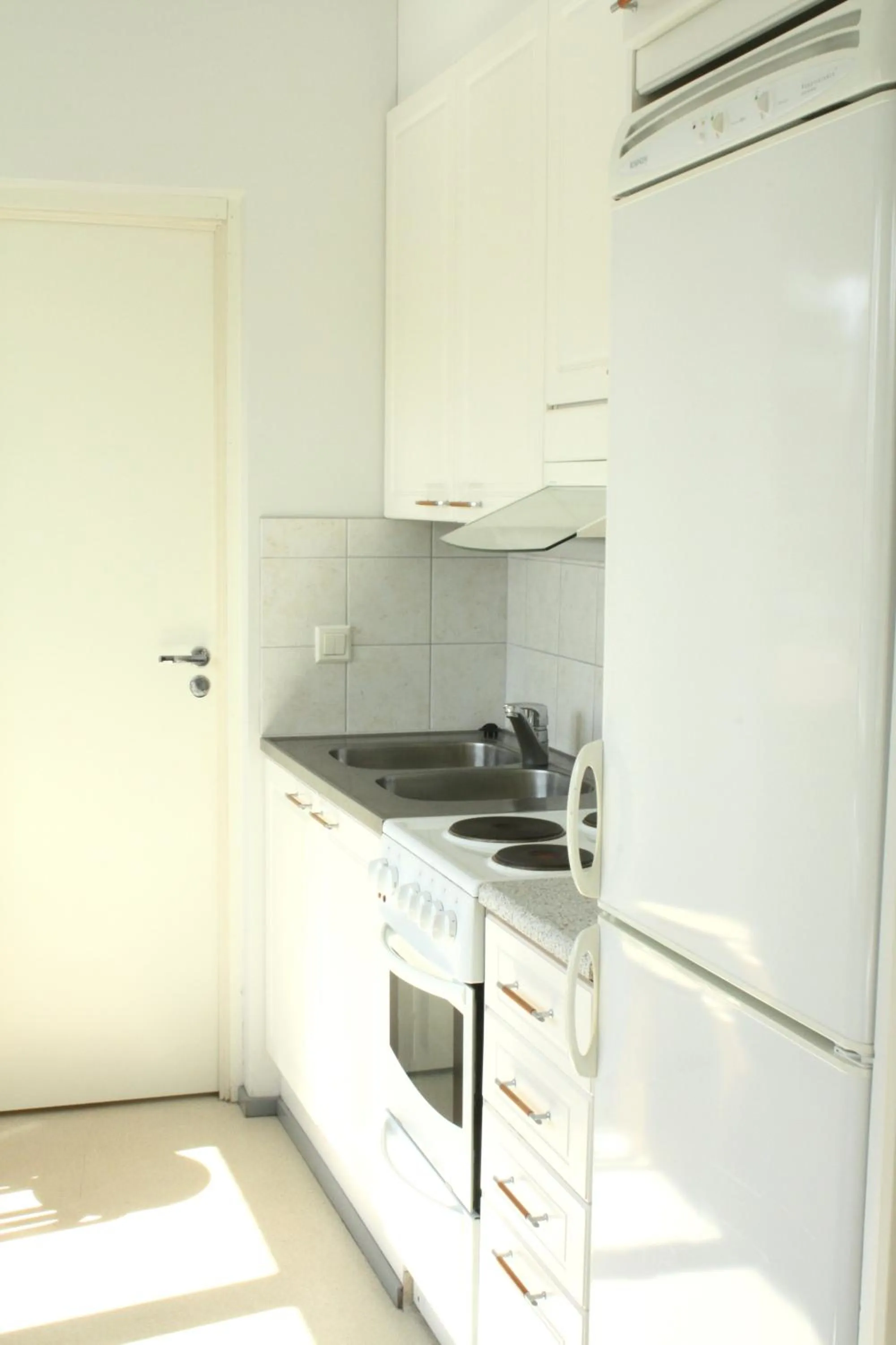 Kitchen or kitchenette in Summer Hotel Vuorilinna