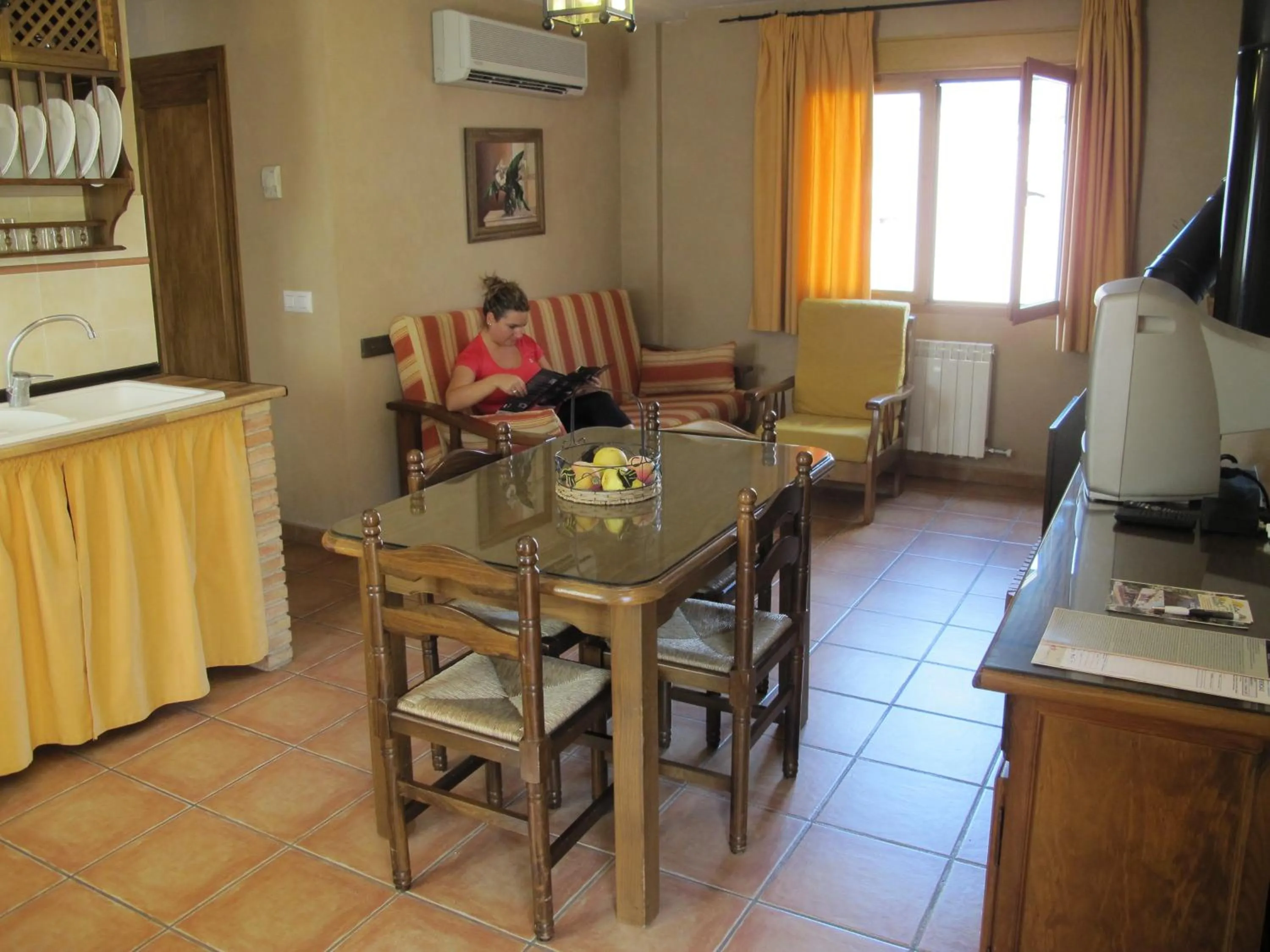 Dining area in Apartamentos Valle del Guadalquivir