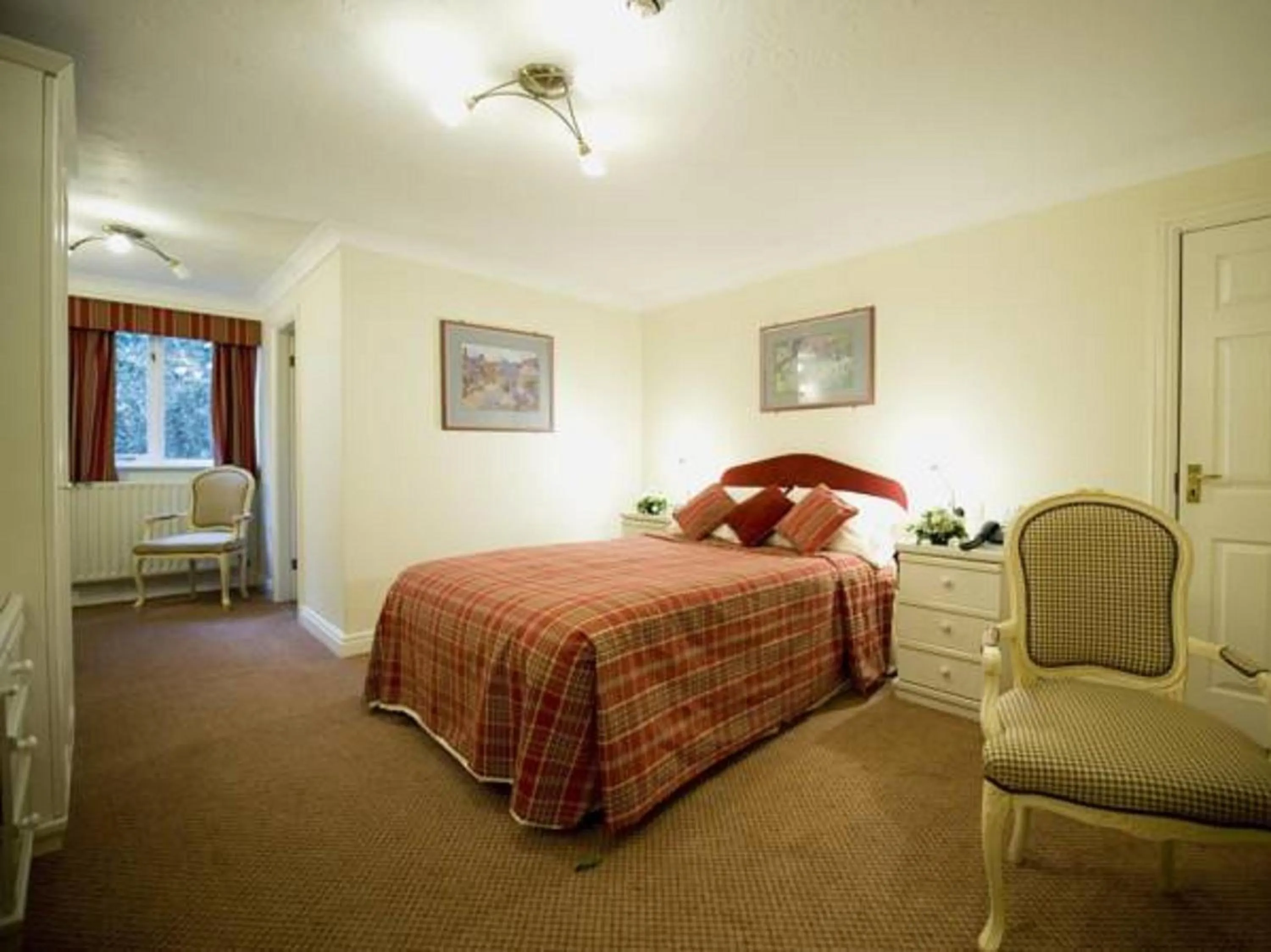 Bedroom in Stoke Rochford Hall