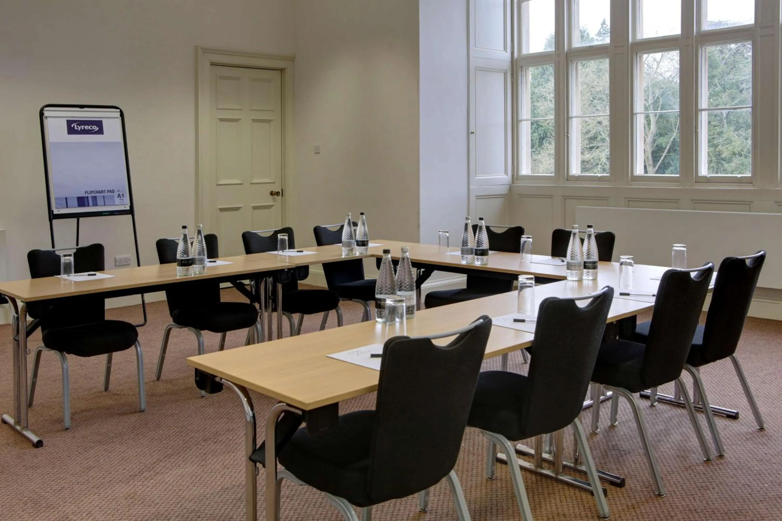 On site in Stoke Rochford Hall