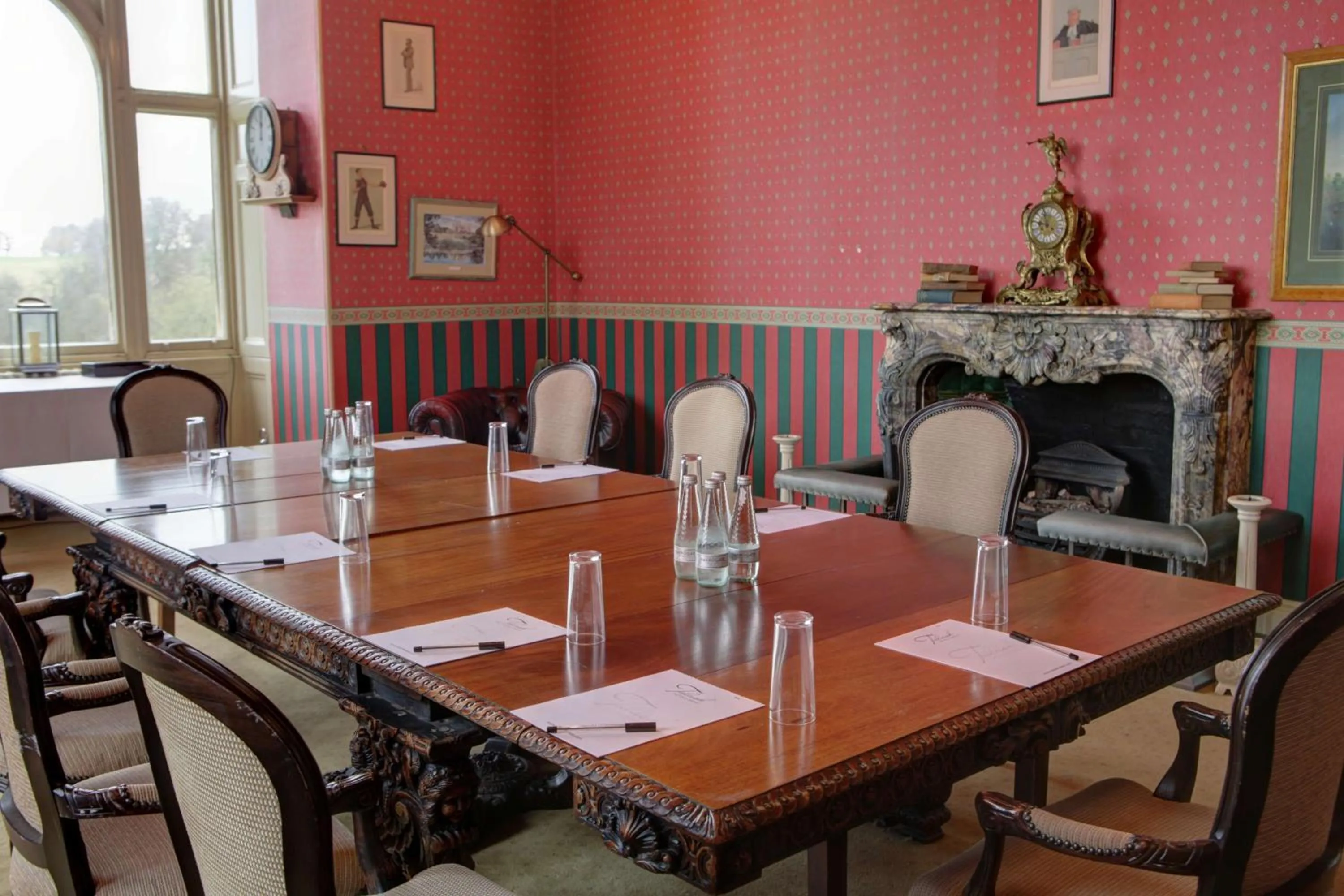 On site in Stoke Rochford Hall